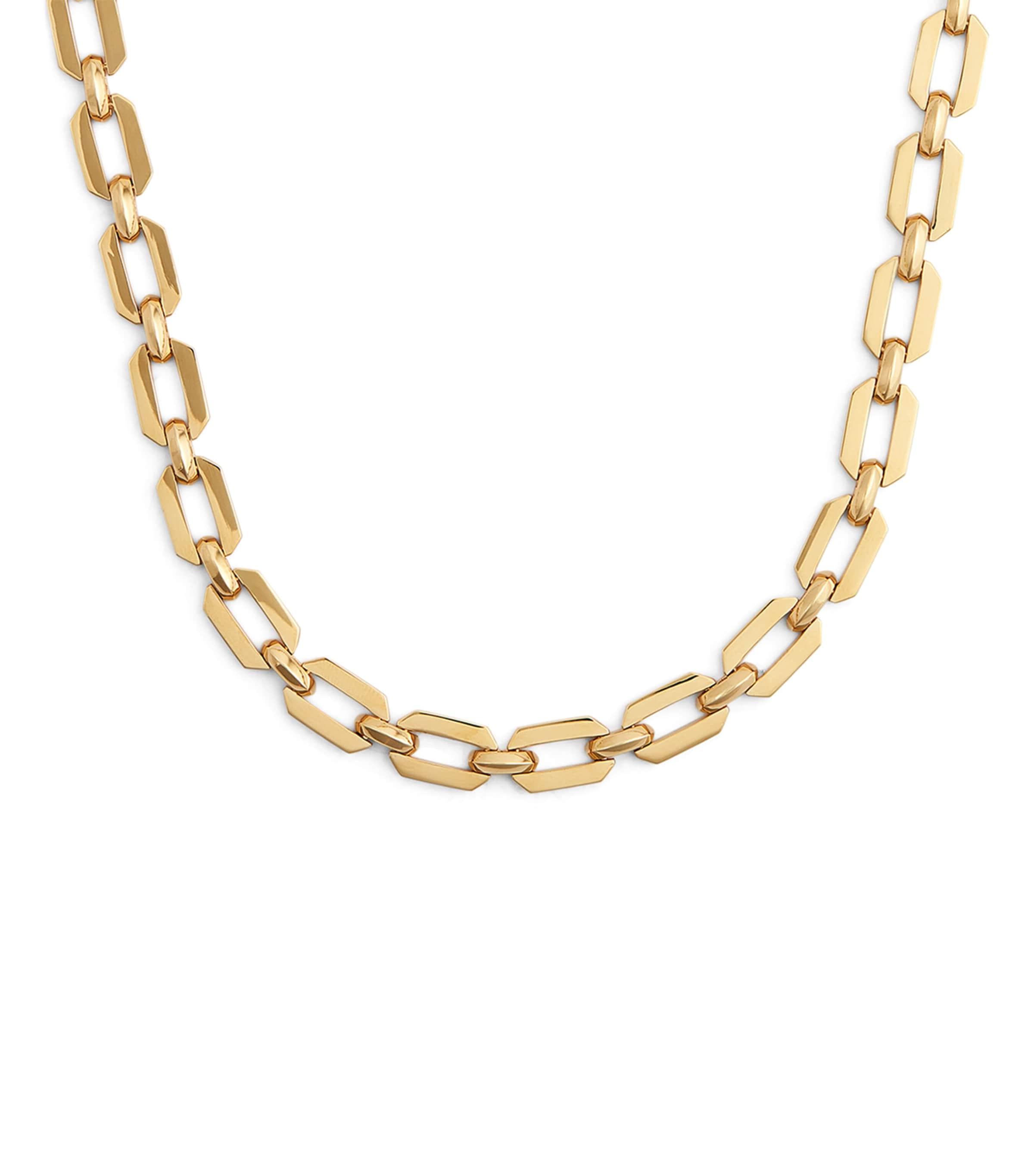 Yellow Gold Geo Necklace