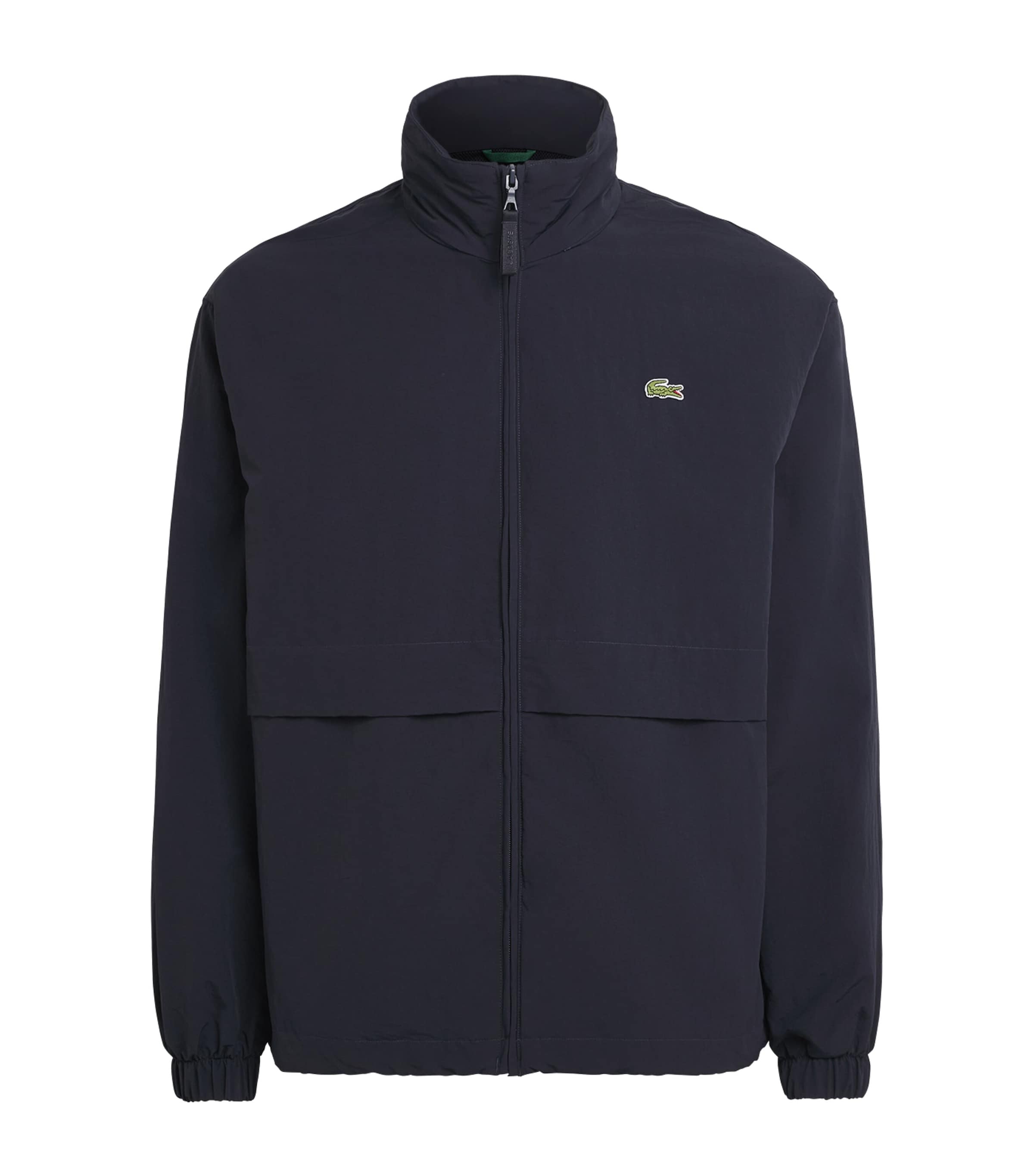 Lacoste Mens Water-Repellent Windbreaker Abysm