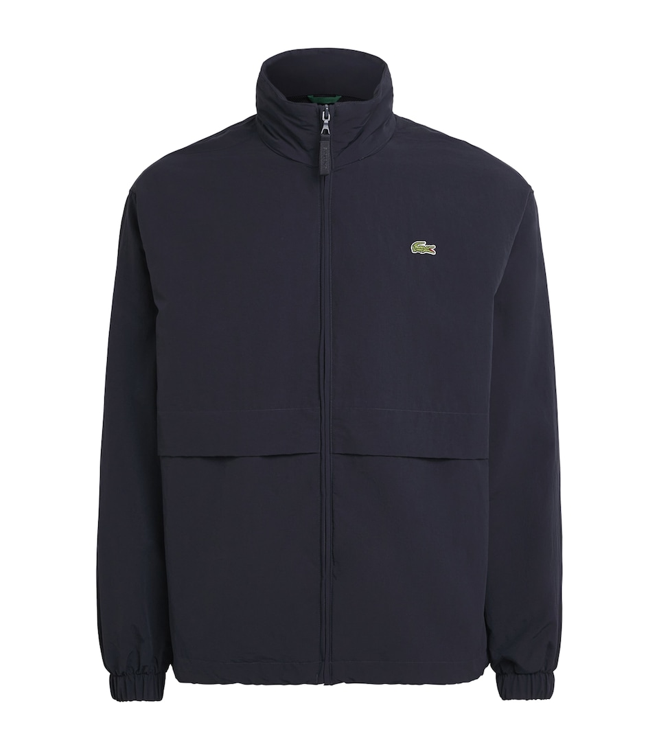 Lacoste Mens Water-Repellent Windbreaker Abysm