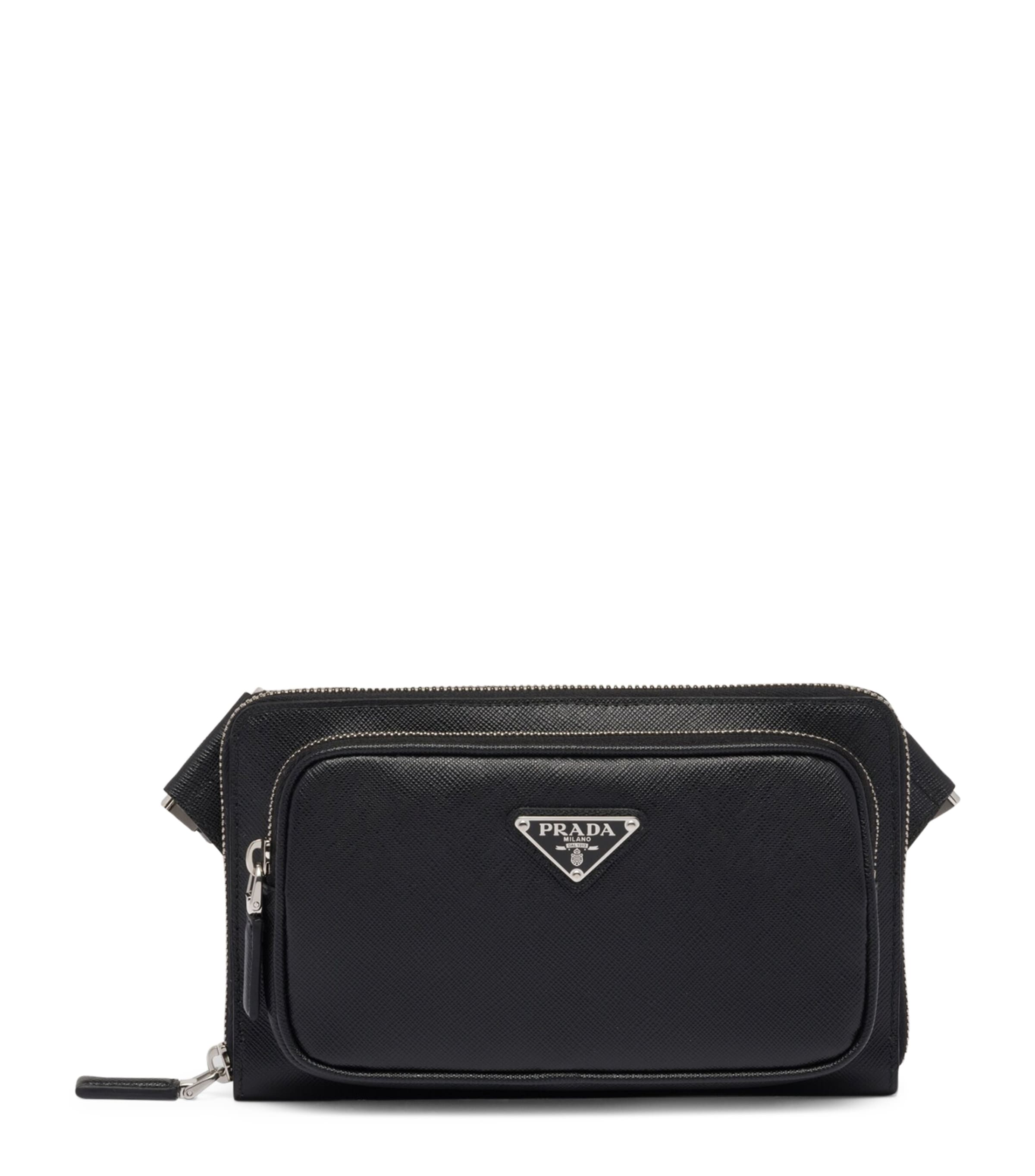 Saffiano Leather Cross-Body Bag
