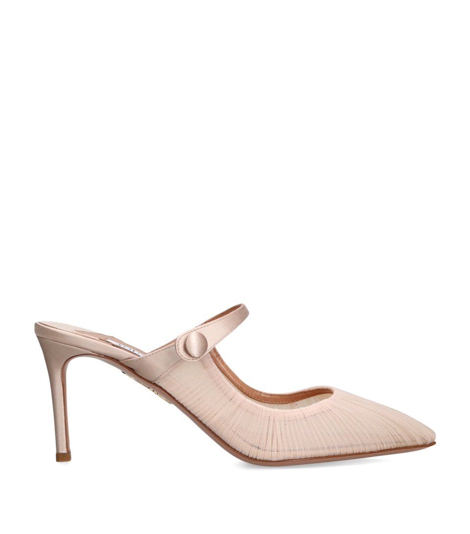 Tulle Voile Mules 75