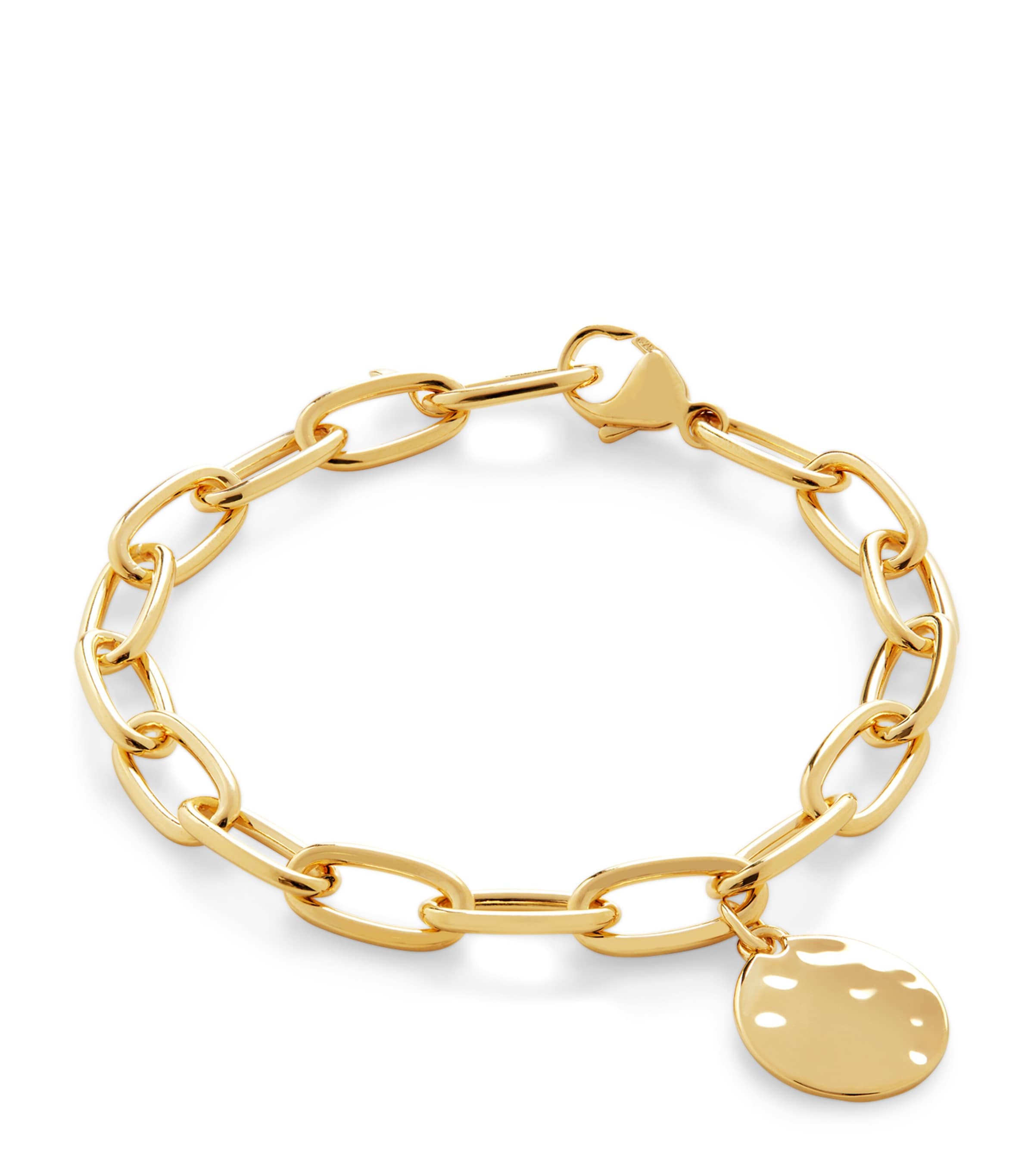 Monica Vinader Gold Vermeil Havana Open-Link Chain Bracelet Gold