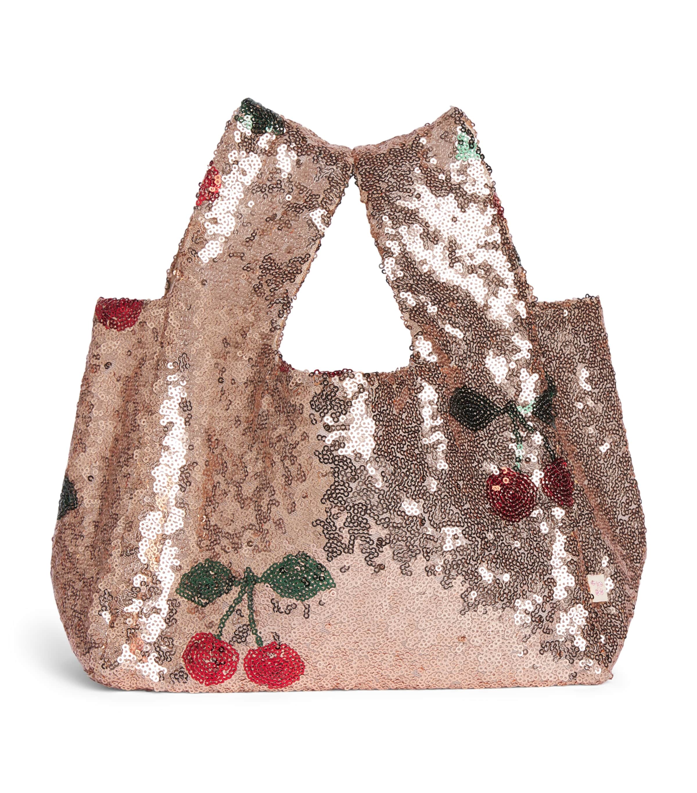 KONGES SLOJD Sequin Starla Tote Bag Gr Cer Blsh