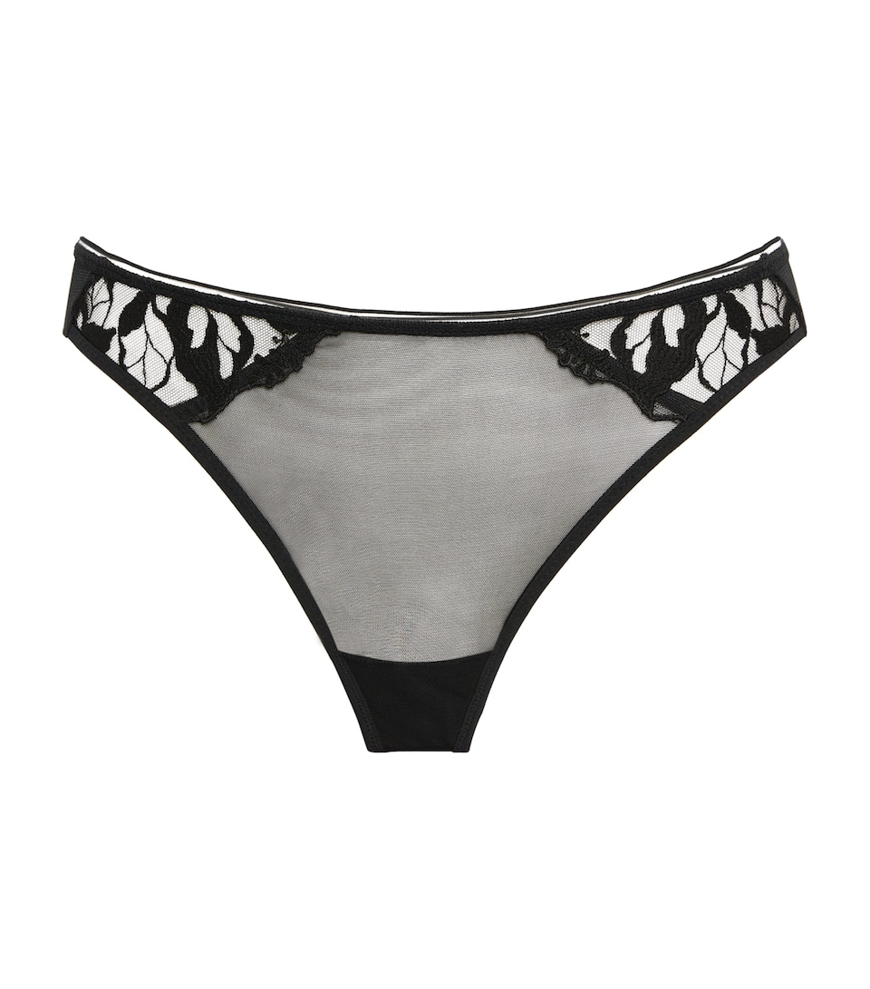 Maison Lejaby Womens Sin Tanga Briefs Noir