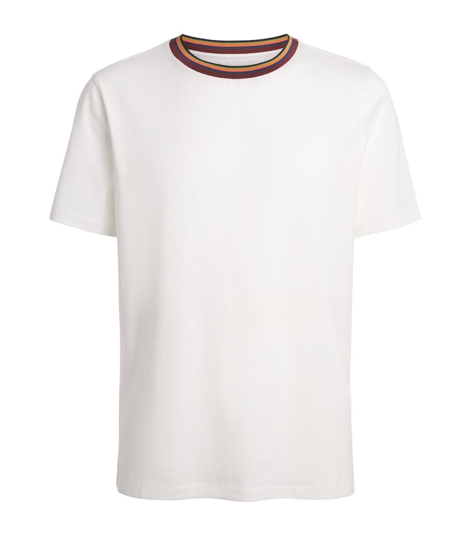 Paul Smith Mens Cotton Artistic Trim T-Shirt