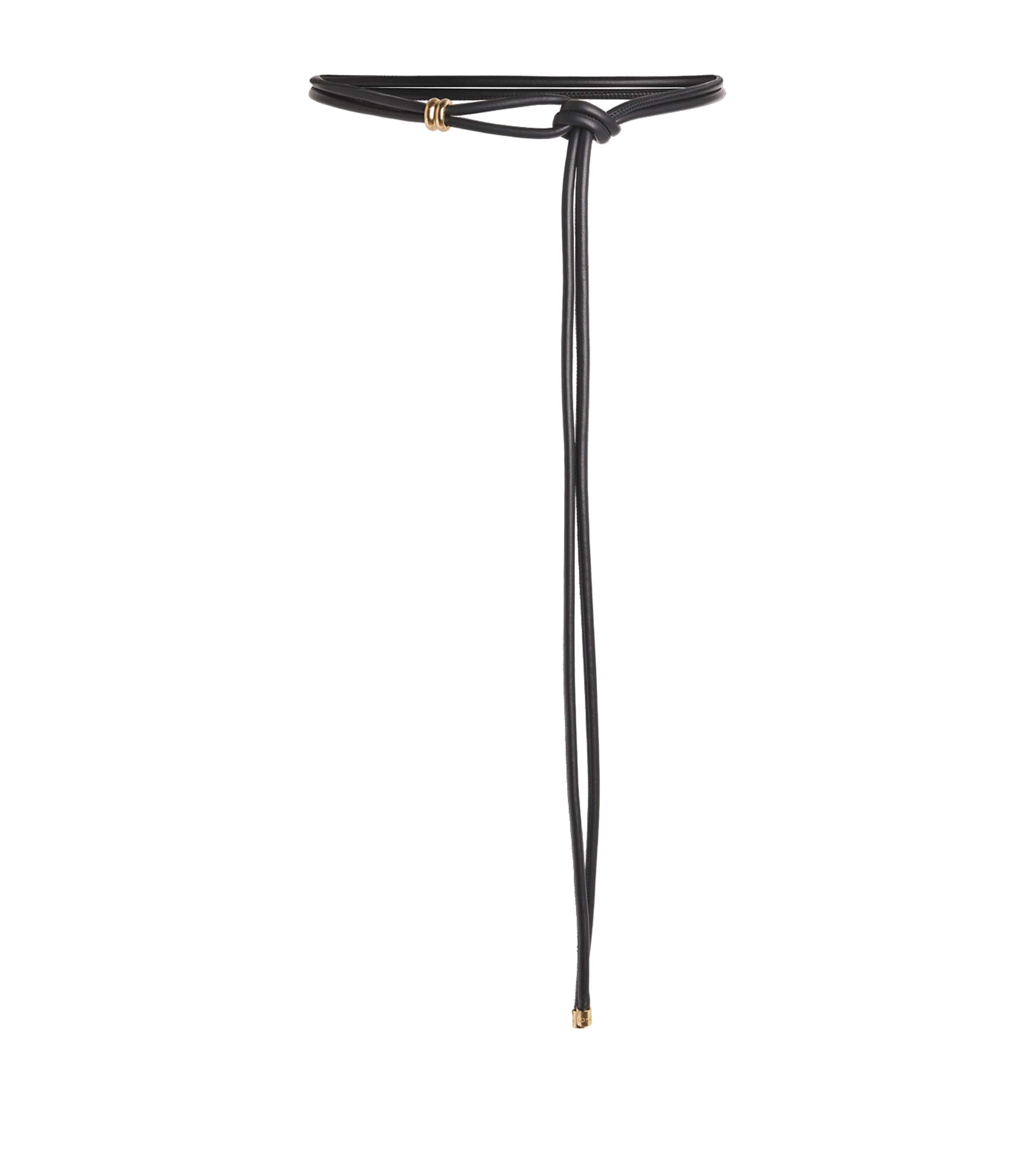 Nappa Leather Rope Belt