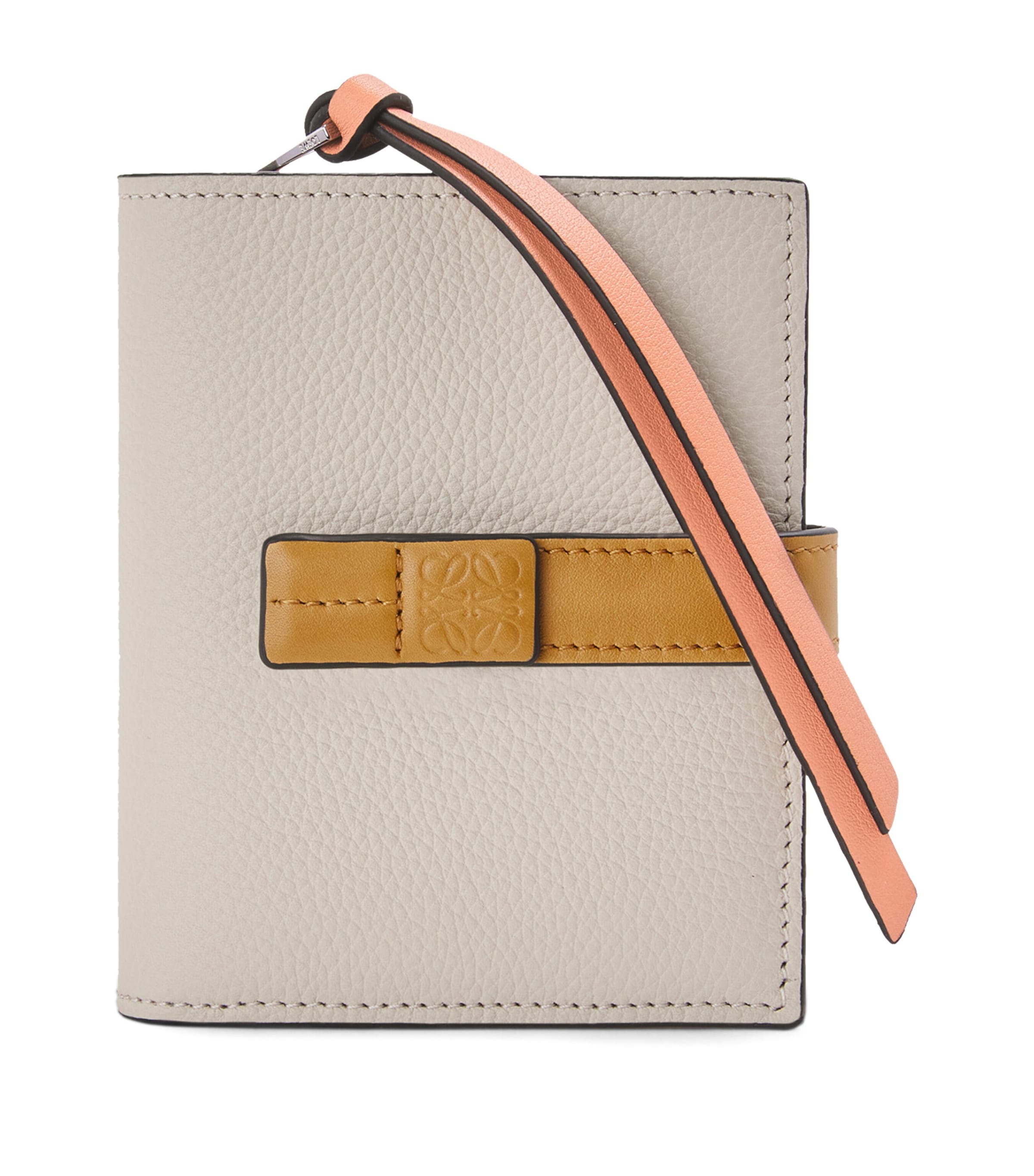 LOEWE Leather Zip Wallet Light Oat/honey