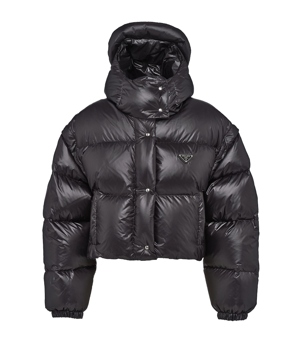 Crop Re-Nylon Puffer Jacket