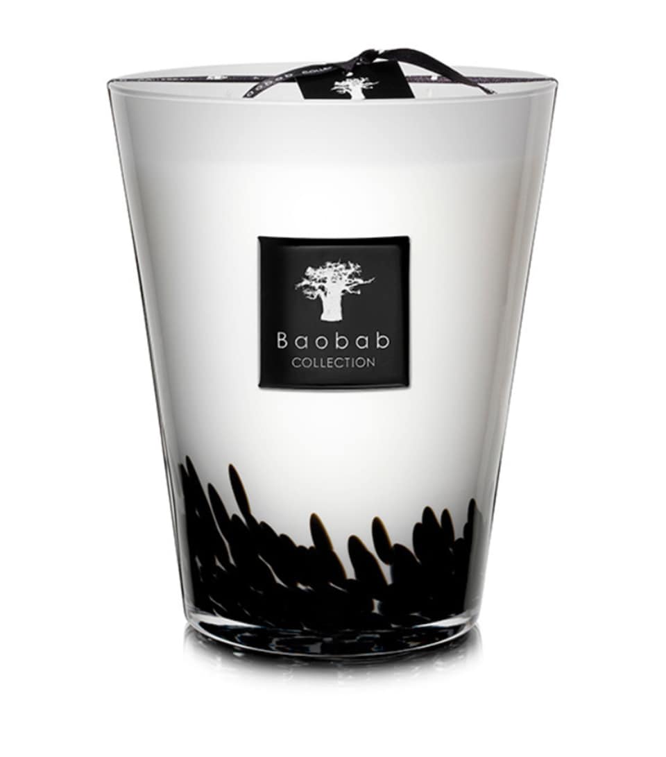 Feathers Candle (24cm)