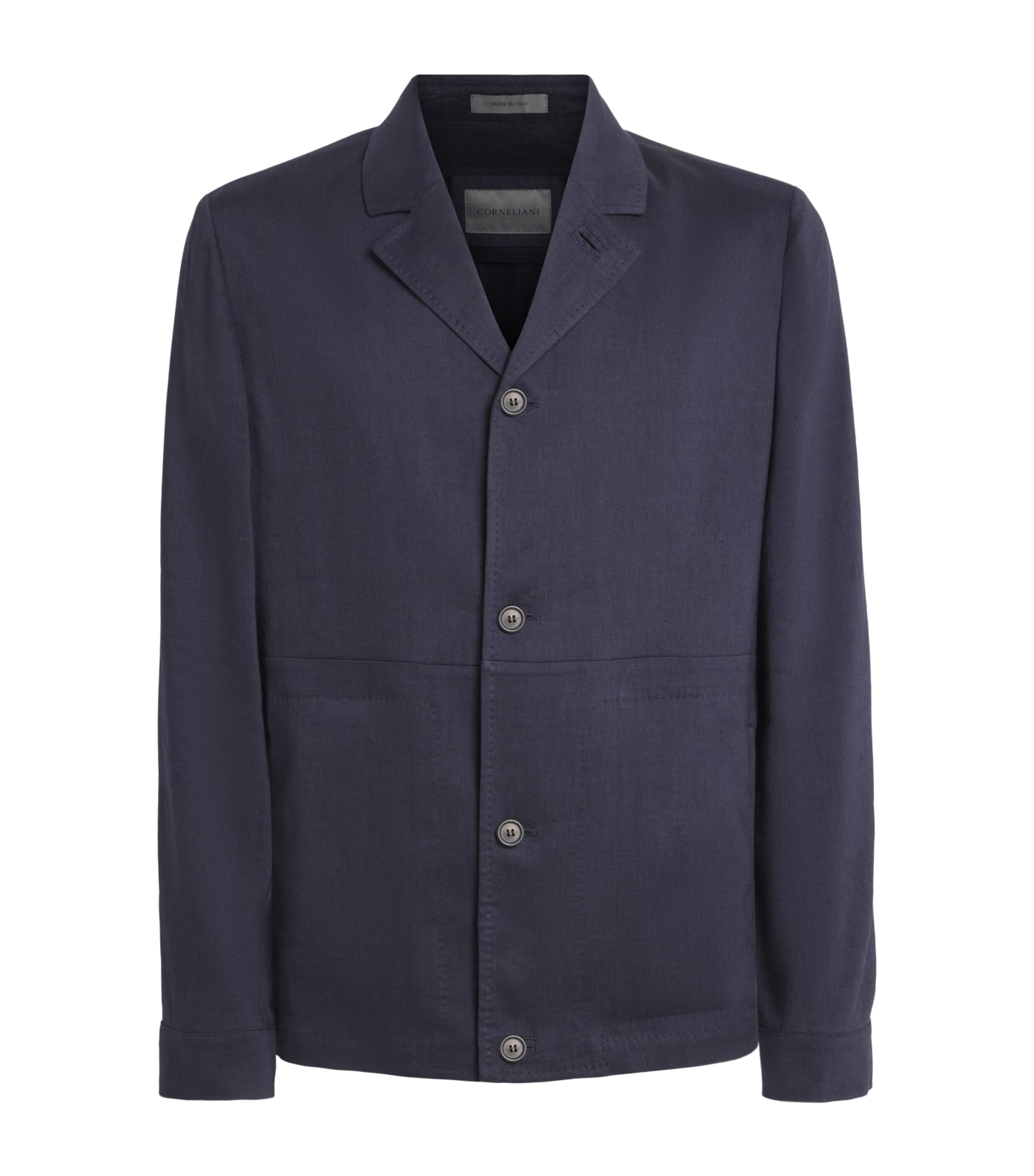 Linen-Wool Overshirt