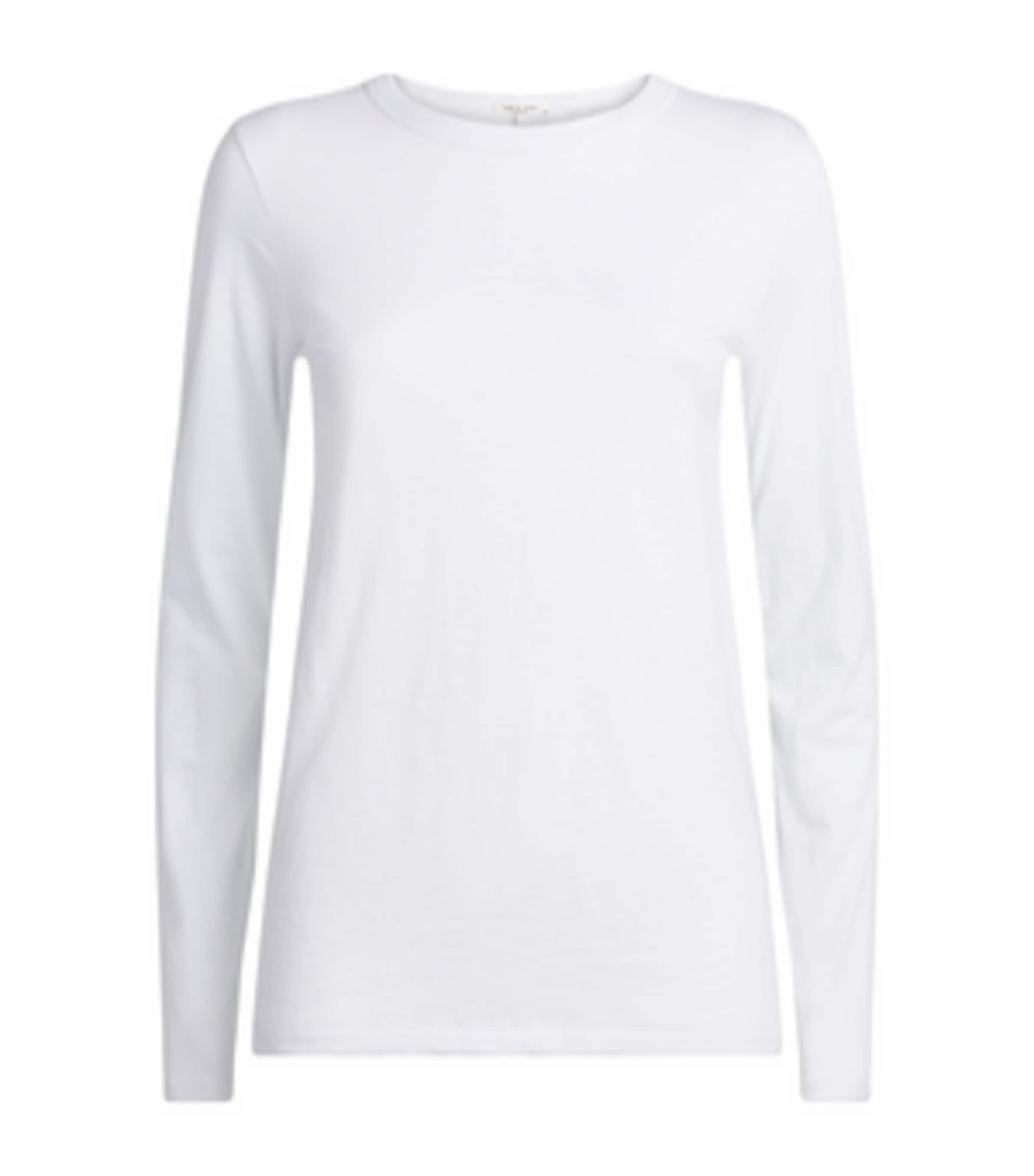 long-sleeve cotton T-shirt
