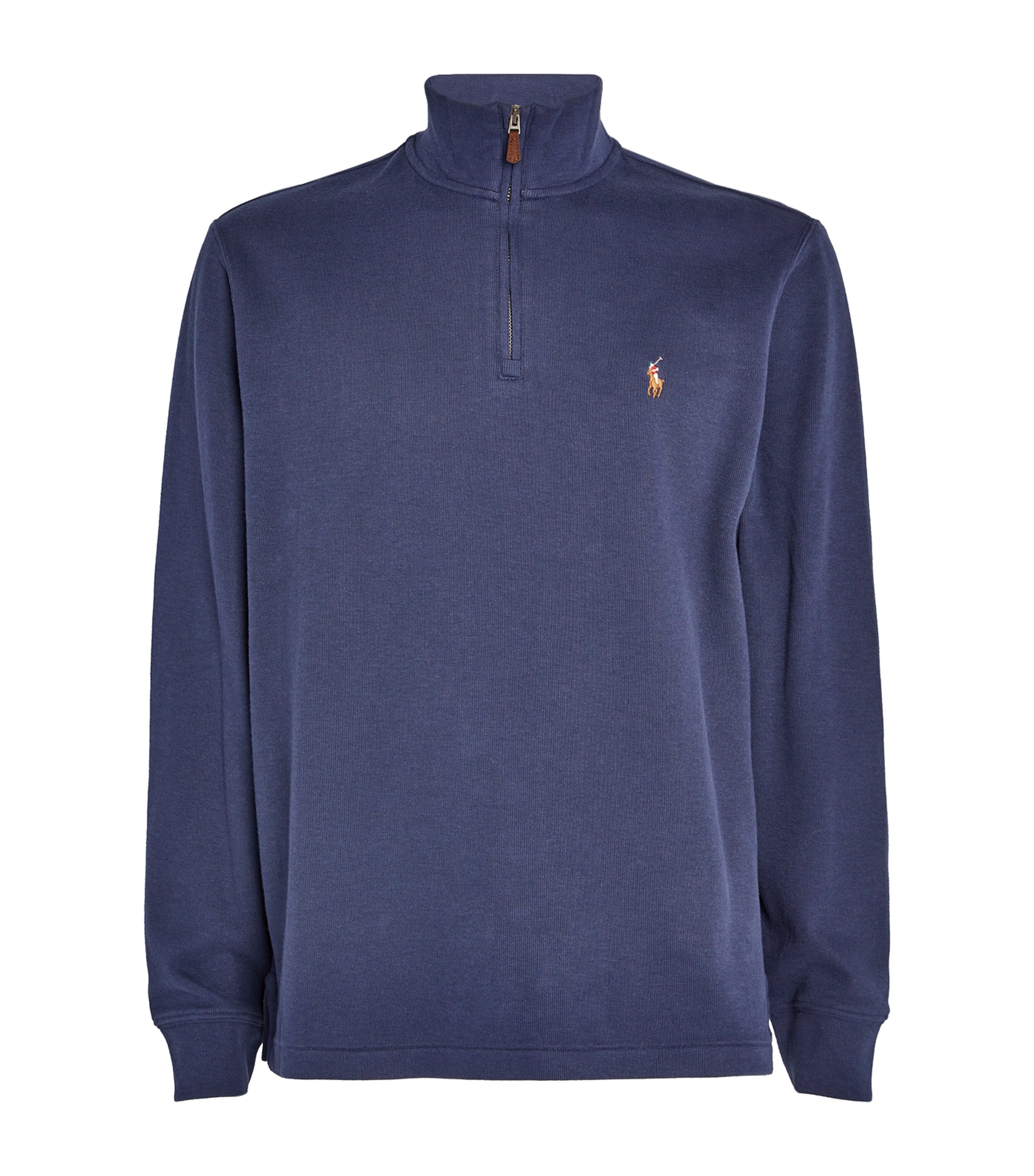 Cotton Quarter-Zip Sweater