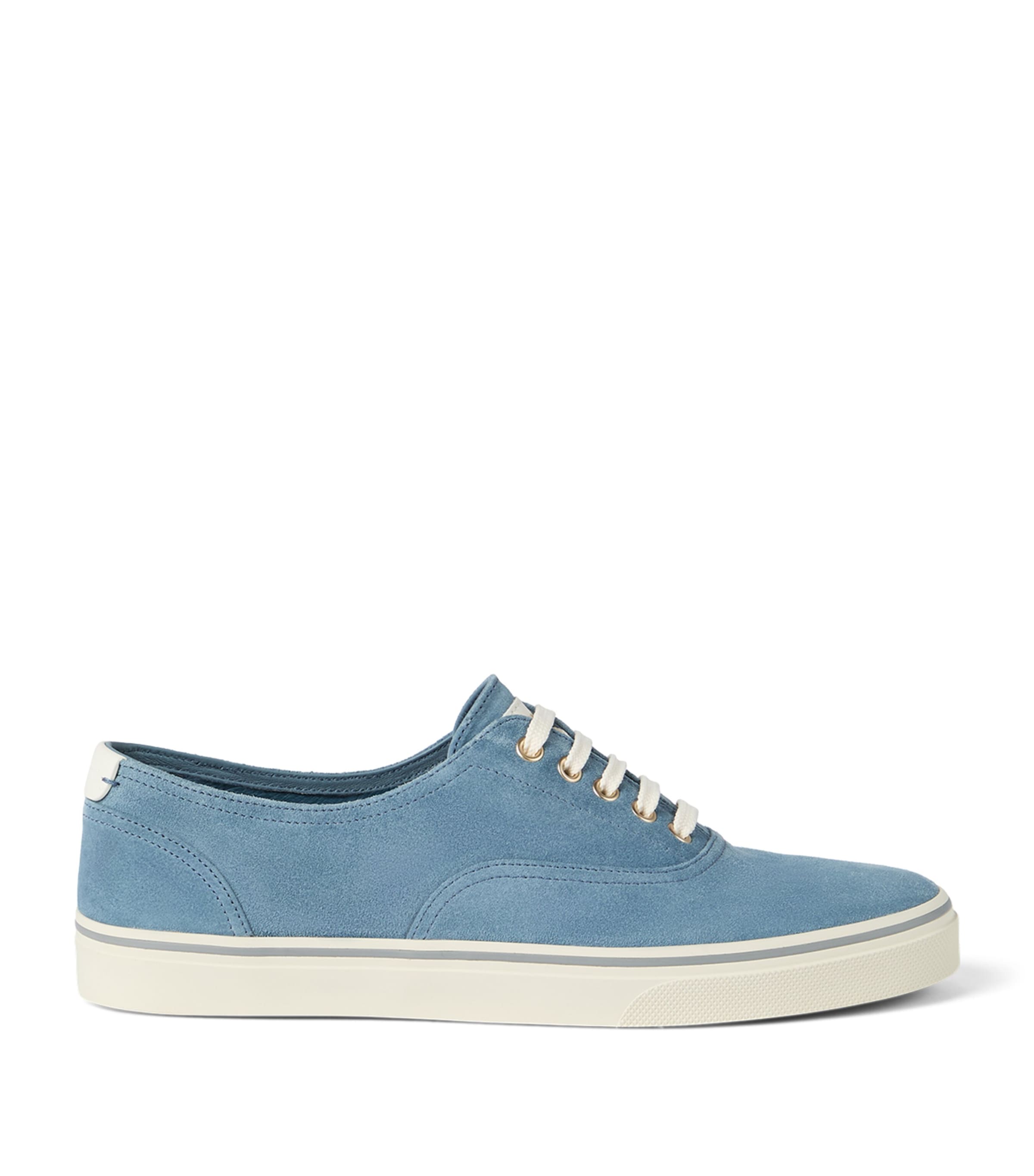 Suede Lace-Up Sneakers