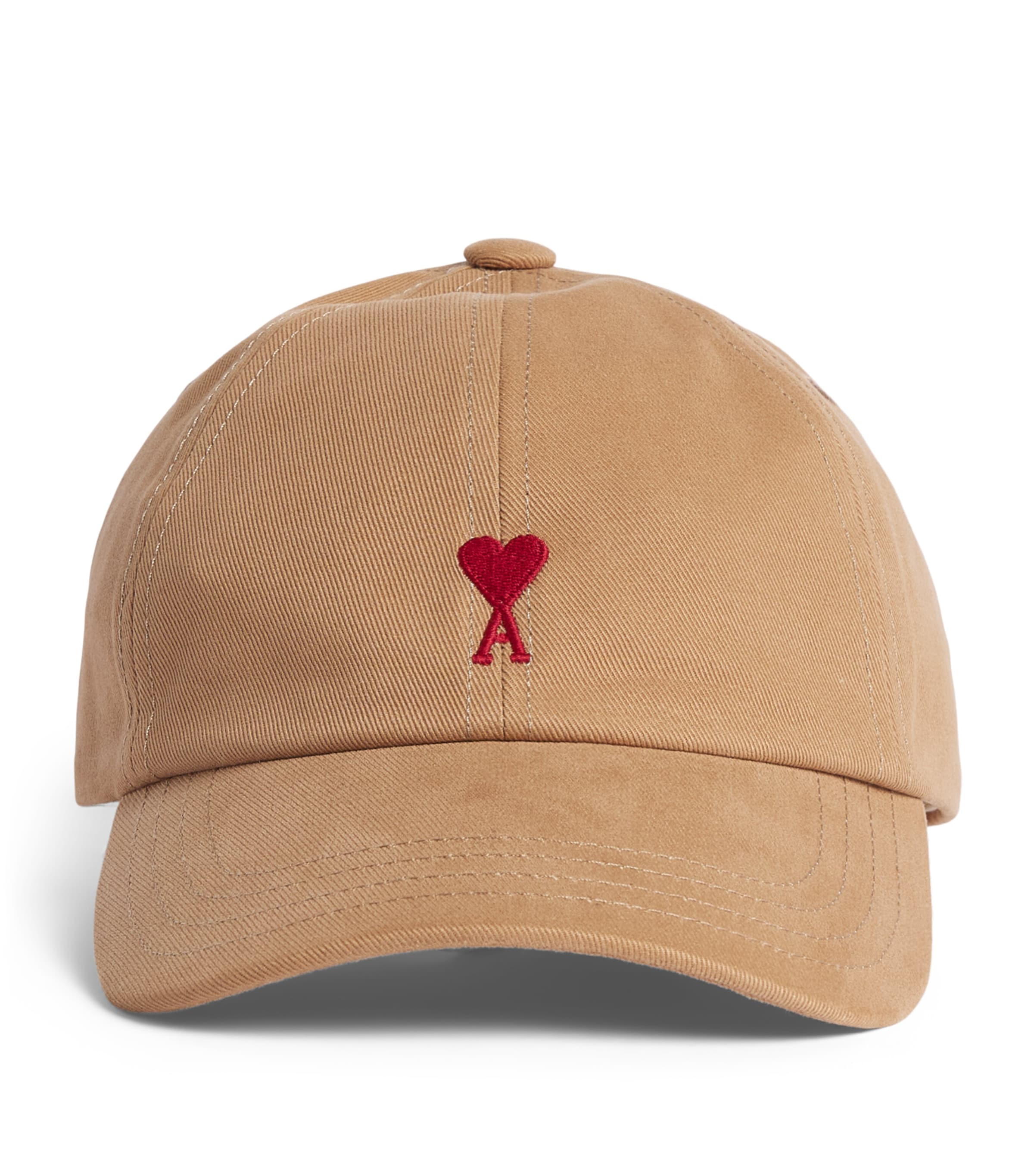 AMI Paris Ami de Coeur Cap : Camel
