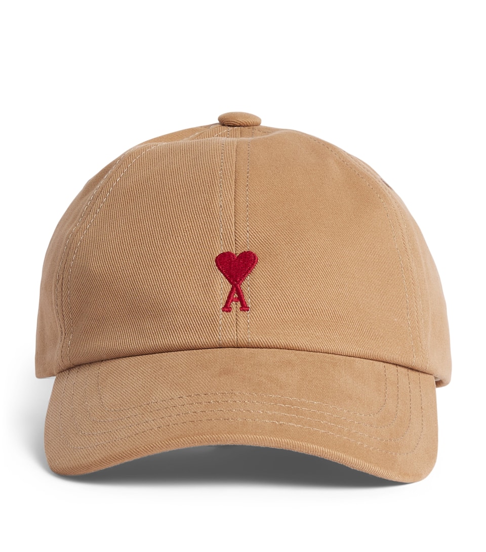 AMI Paris Ami de Coeur Cap : Camel
