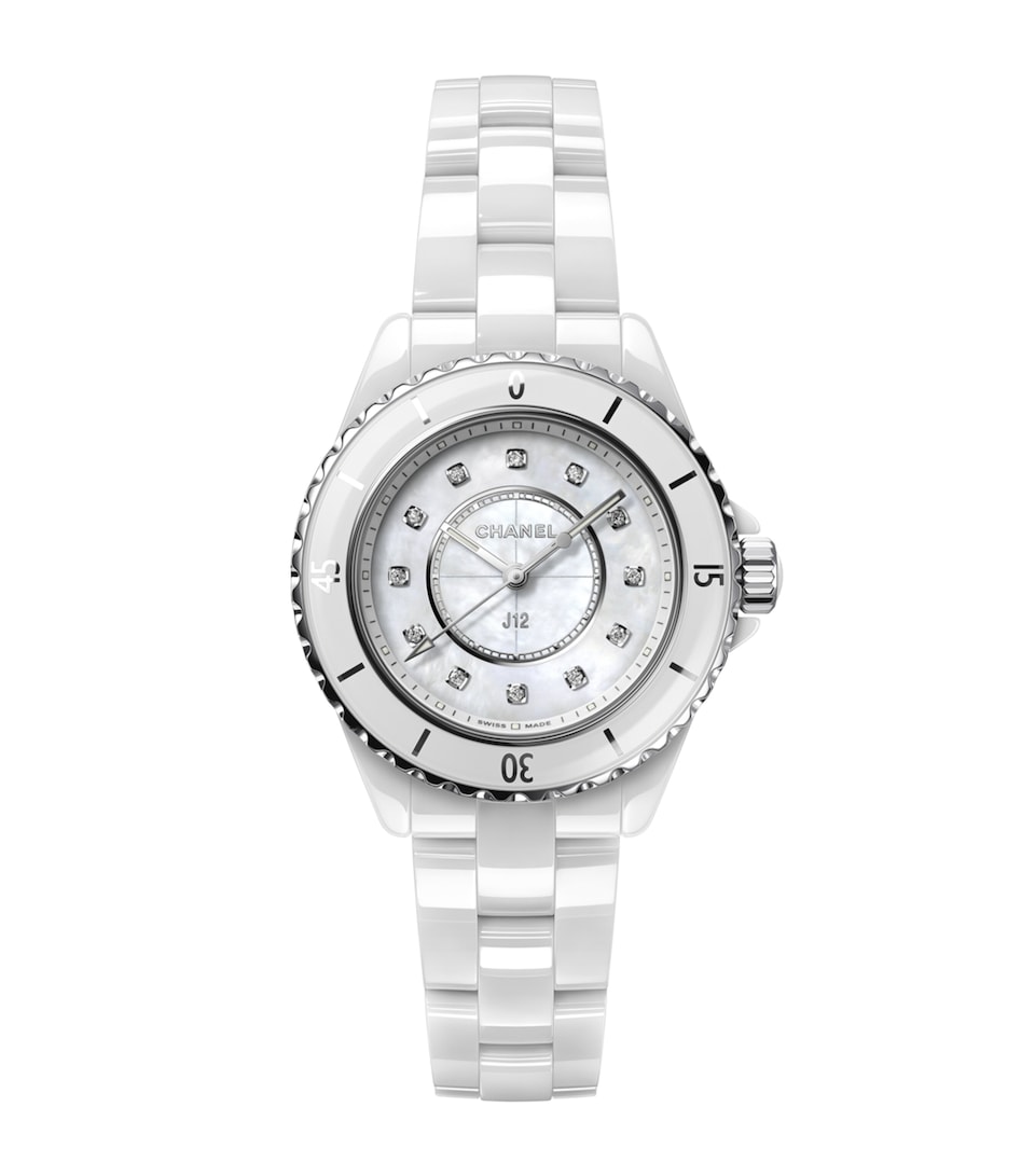 Ceramic and Diamond J12 Watch 33mm