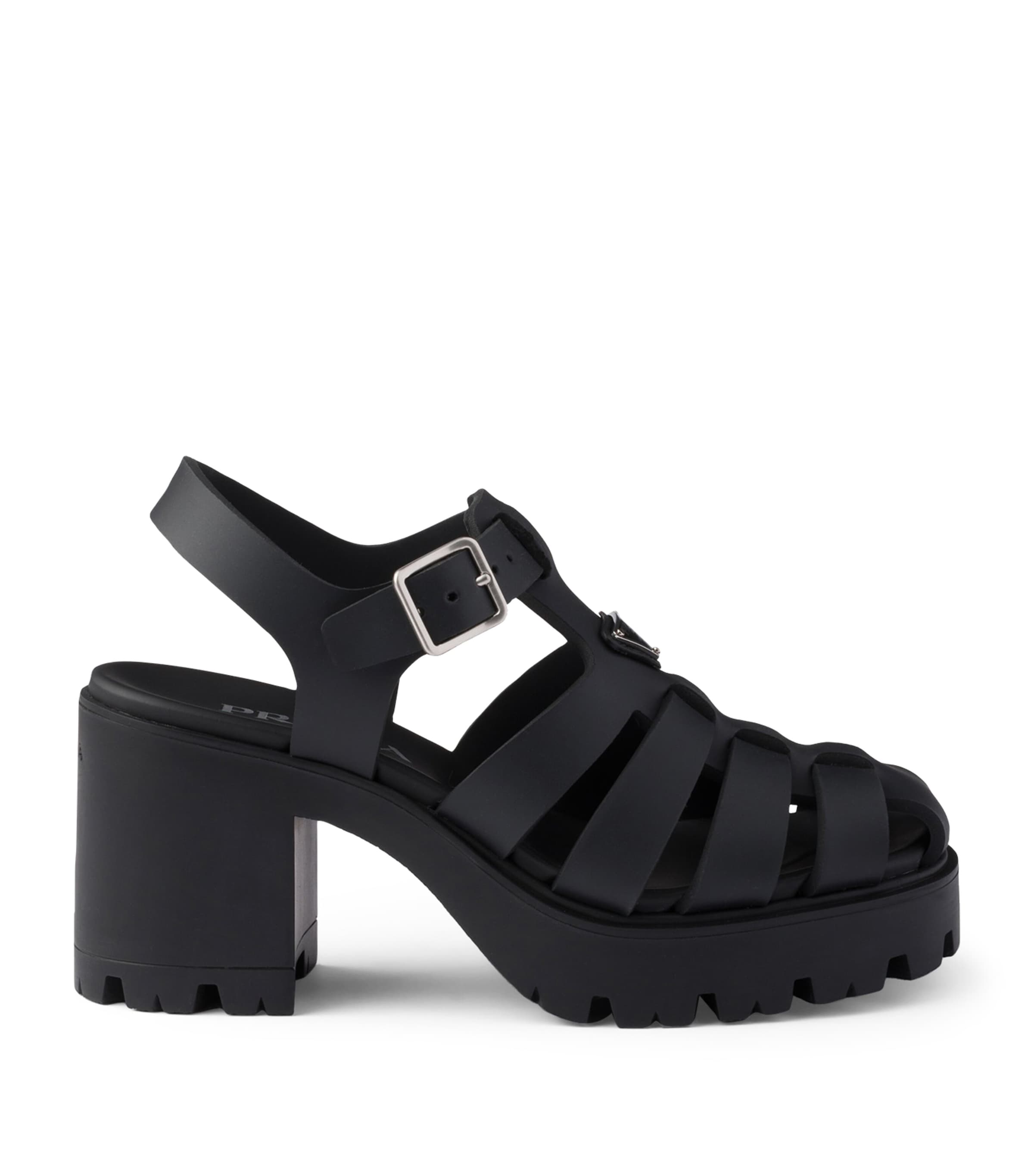 Rubber Platform Sandals 90