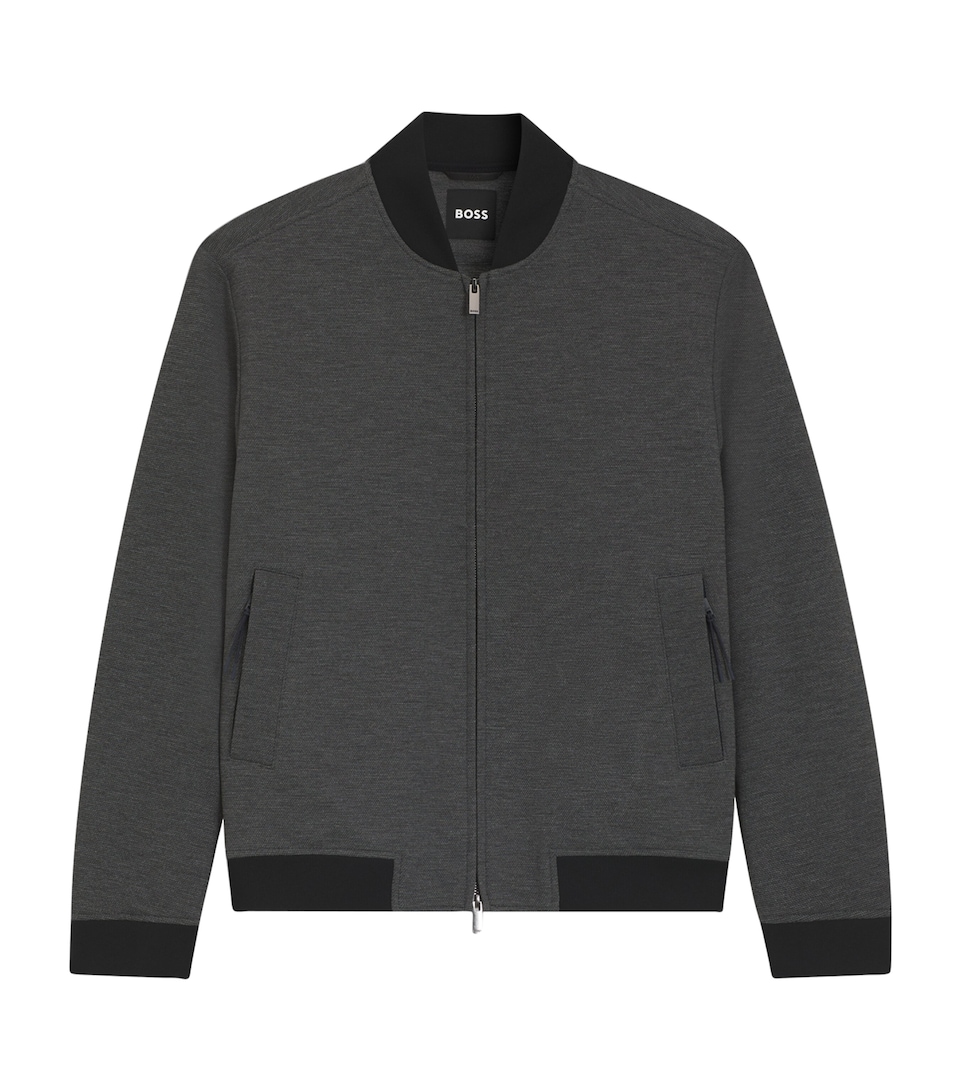 Piqué Slim Fit Jacket