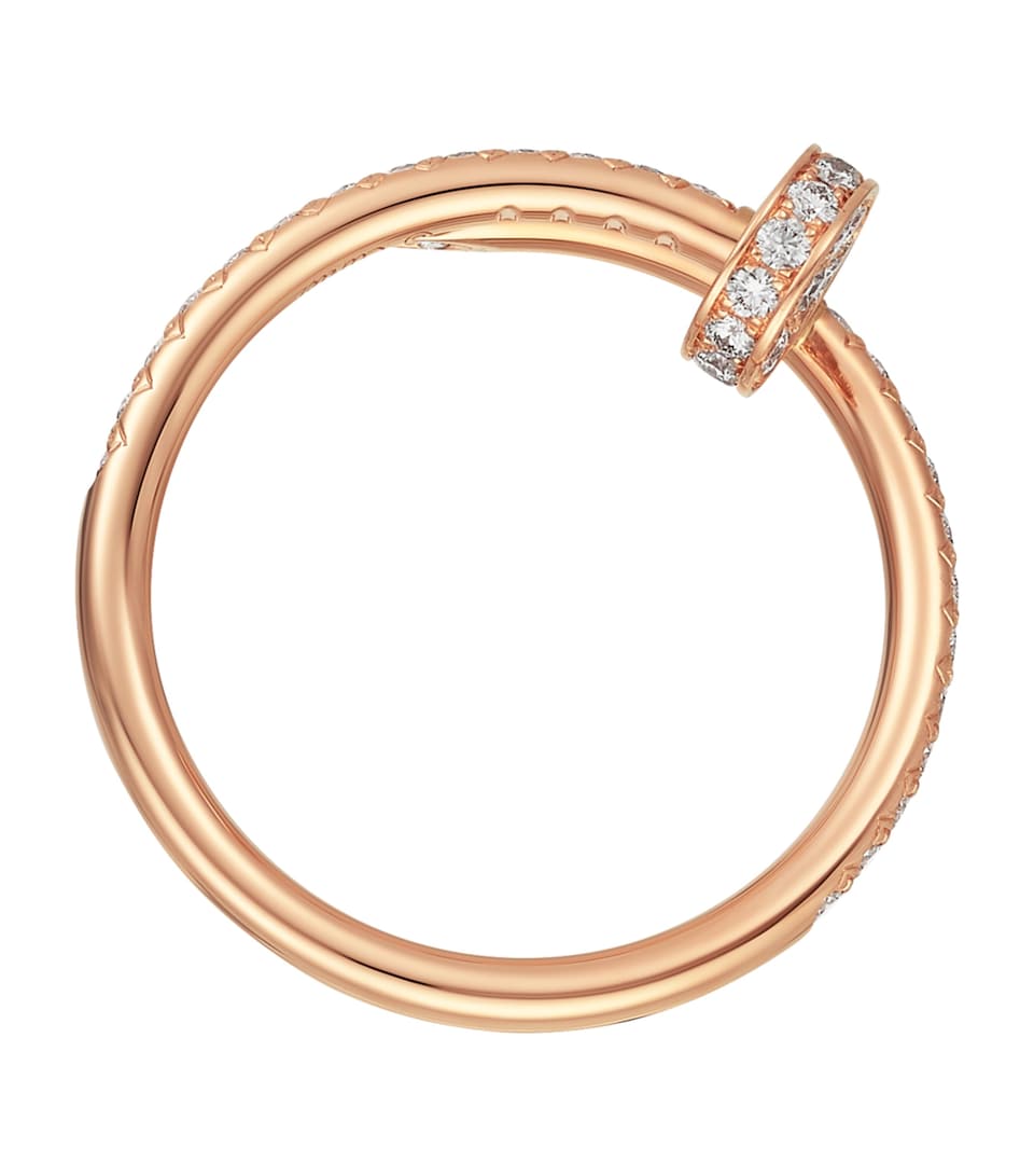 Cartier Rose Gold and Diamond Juste un Clou Ring Rose Gold