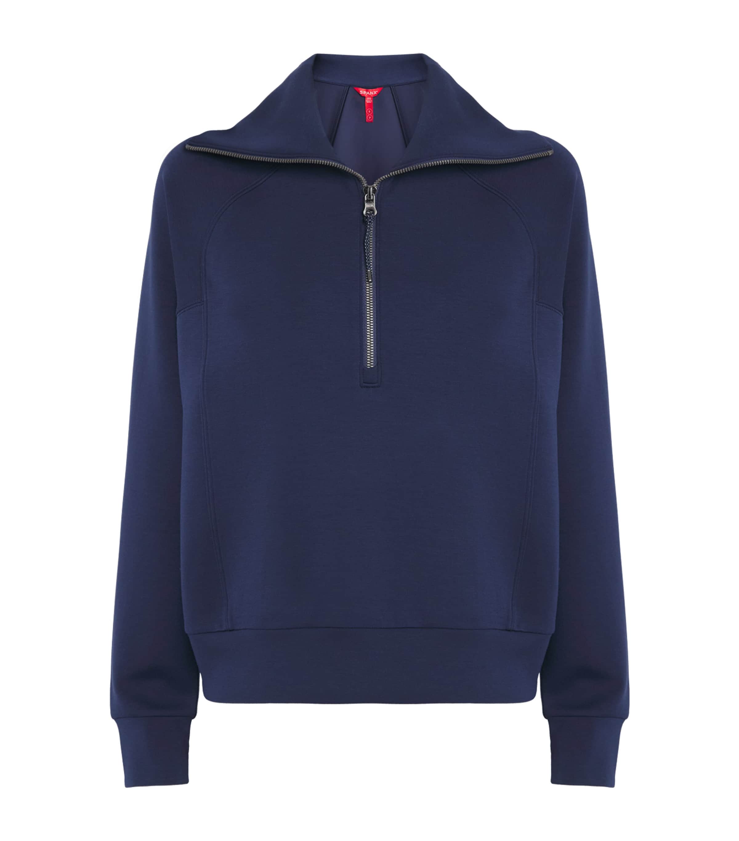SPANX Womens SPANX AirEssentials Half-Zip Sweater Timeless Navy