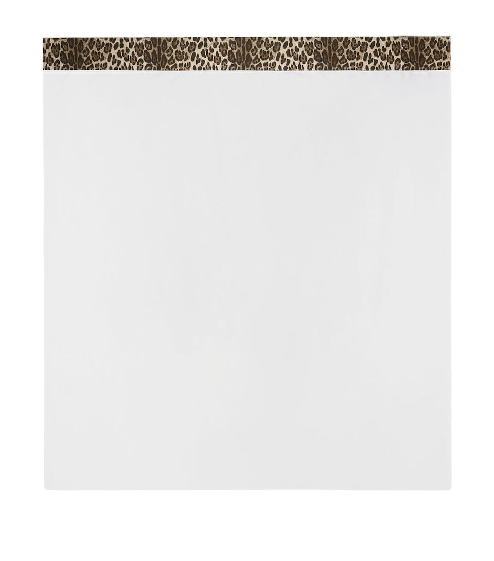 Cotton Leopard King Flat Sheet (260cm x 280cm)