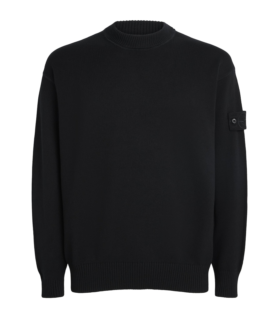 Stone Island Mens Cotton-Cashmere Ghost Sweater