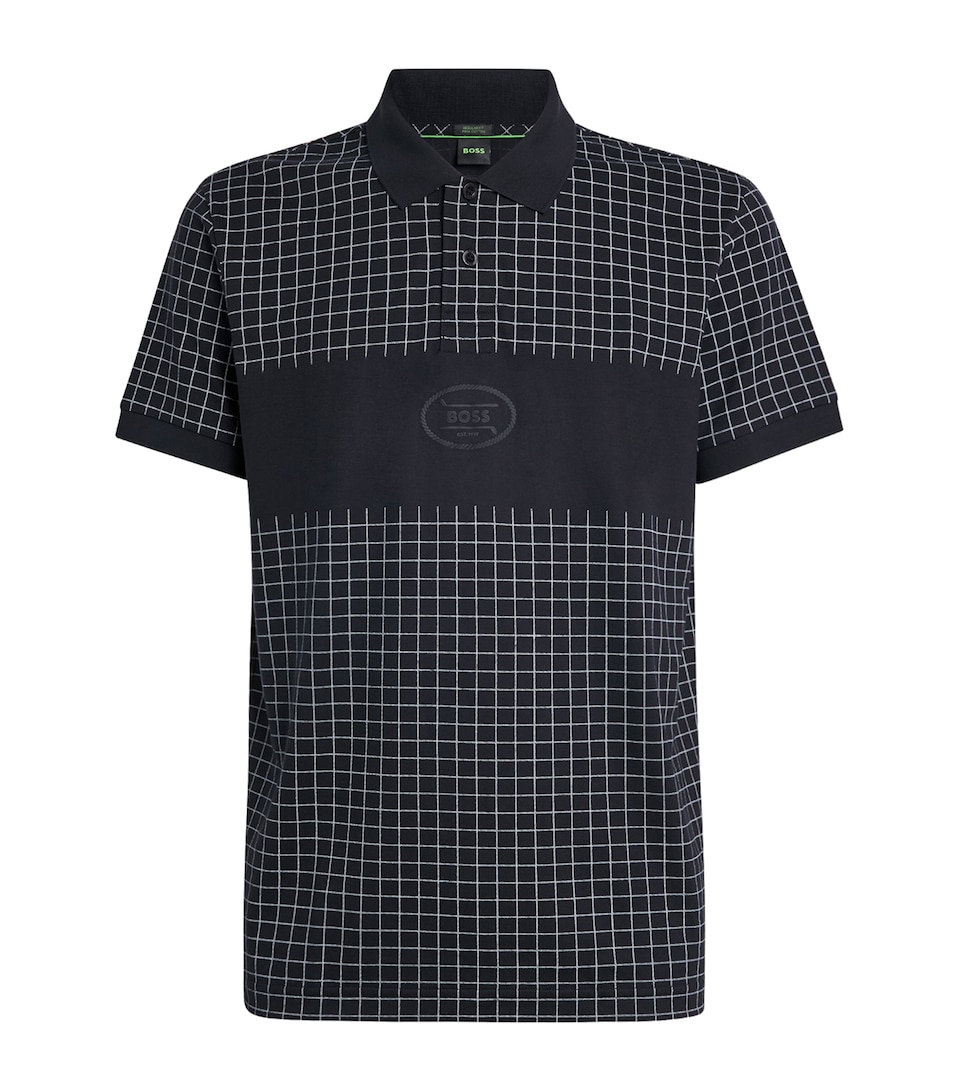 Cotton Check Polo Shirt