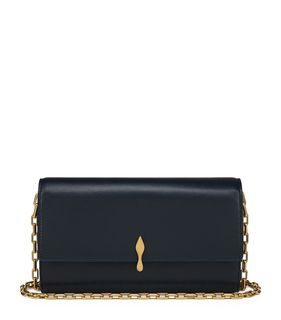 Christian Louboutin Bettina Leather Chain Wallet