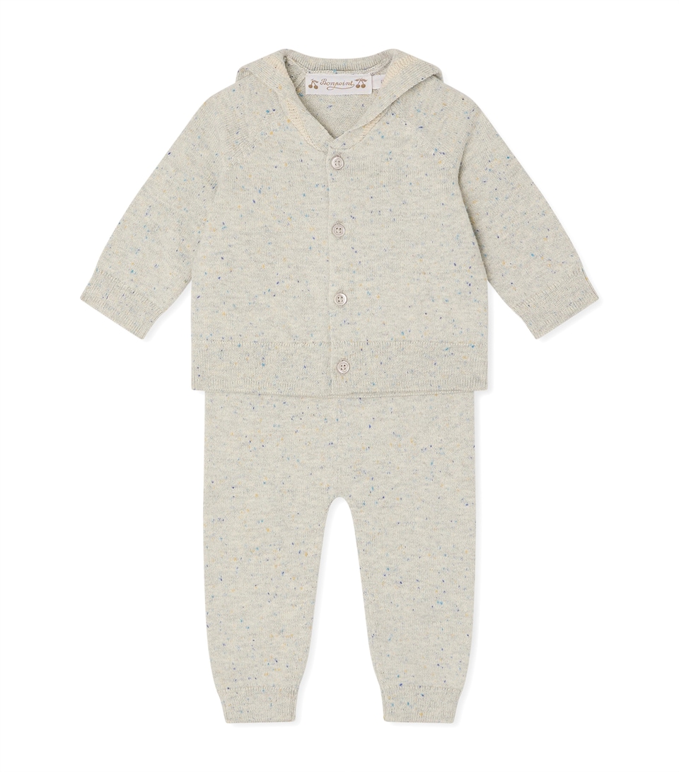Cotton Laslo Cardigan and Trousers Set (1-18 Months)
