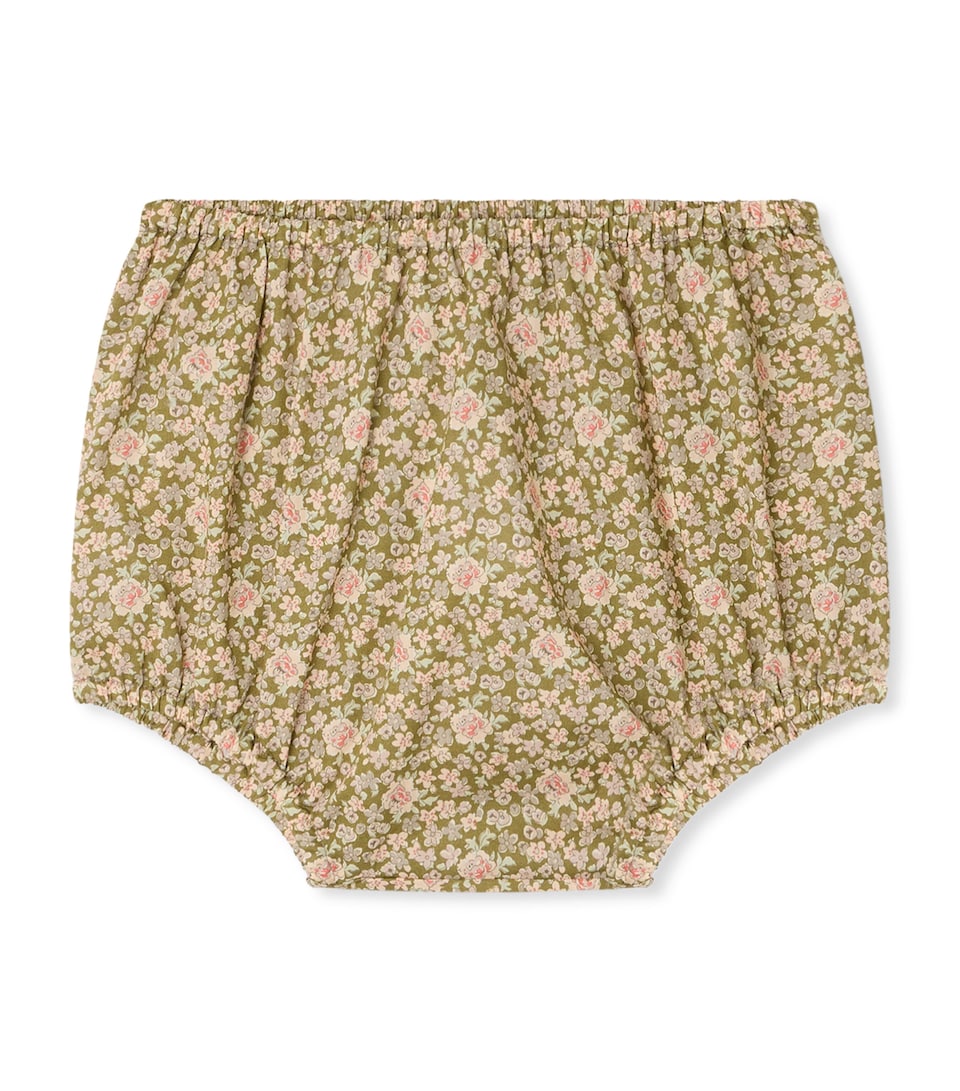 Bonpoint Cotton Floral Bloomers (3-18 Months) Fleurs Tilleul