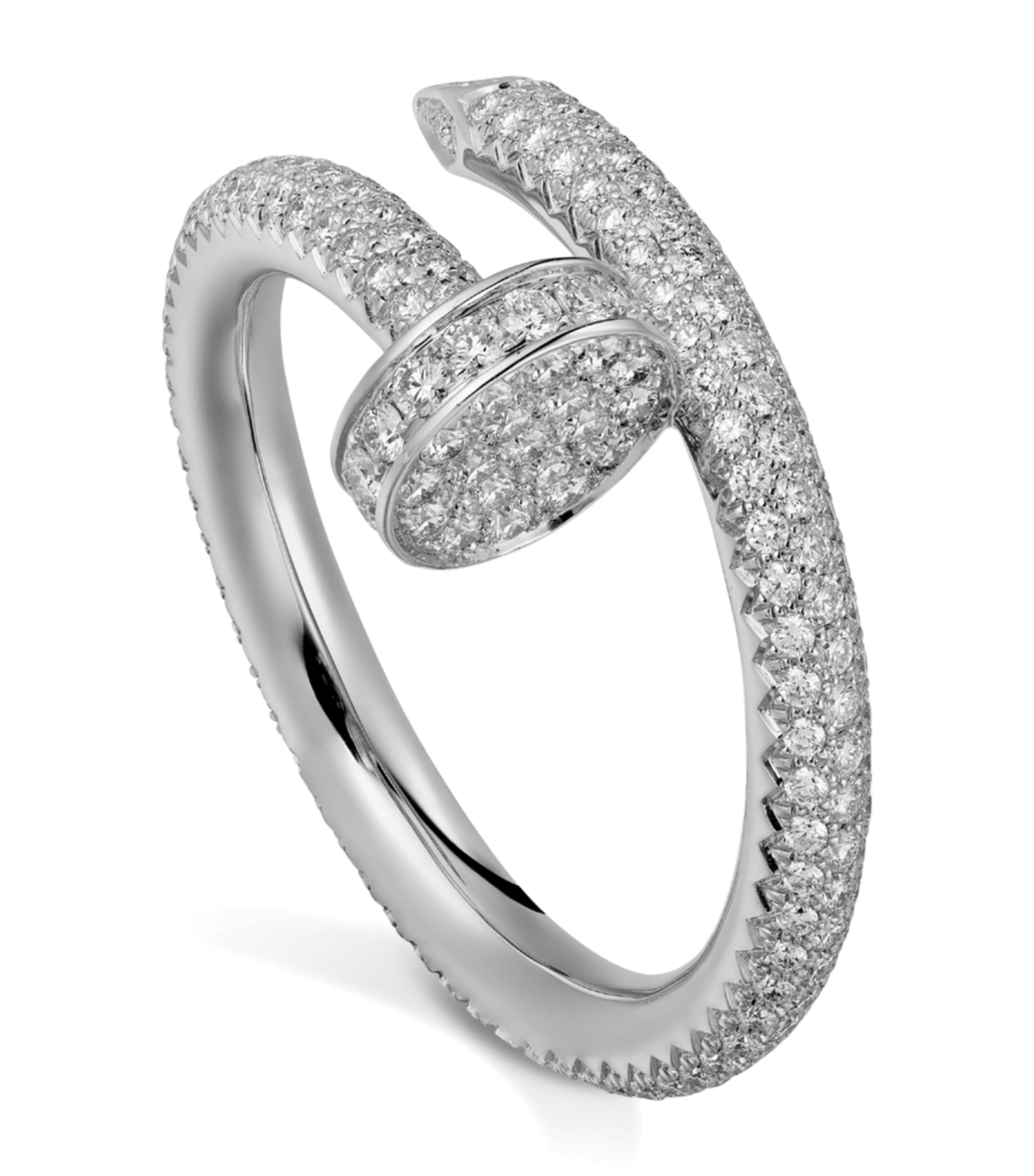 Cartier White Gold and Diamond Juste un Clou Ring White Gold