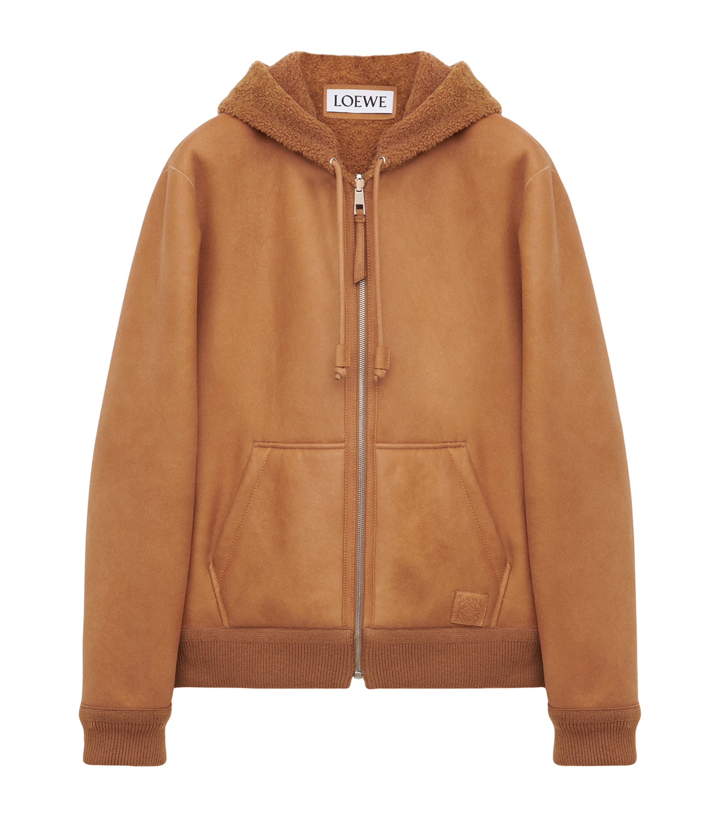 Shearling Reversible Hooded Jacket