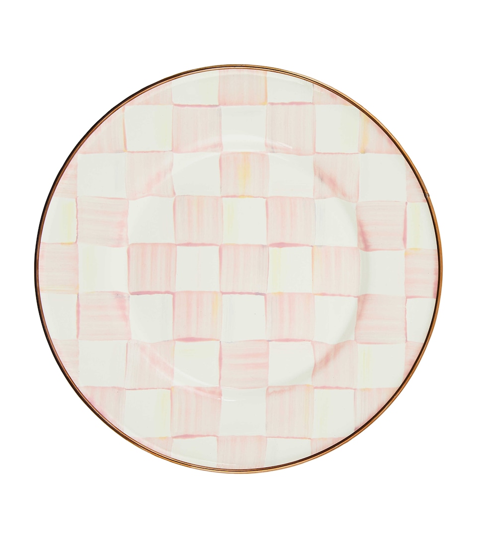 Rosy Check Dessert Plate (20cm)
