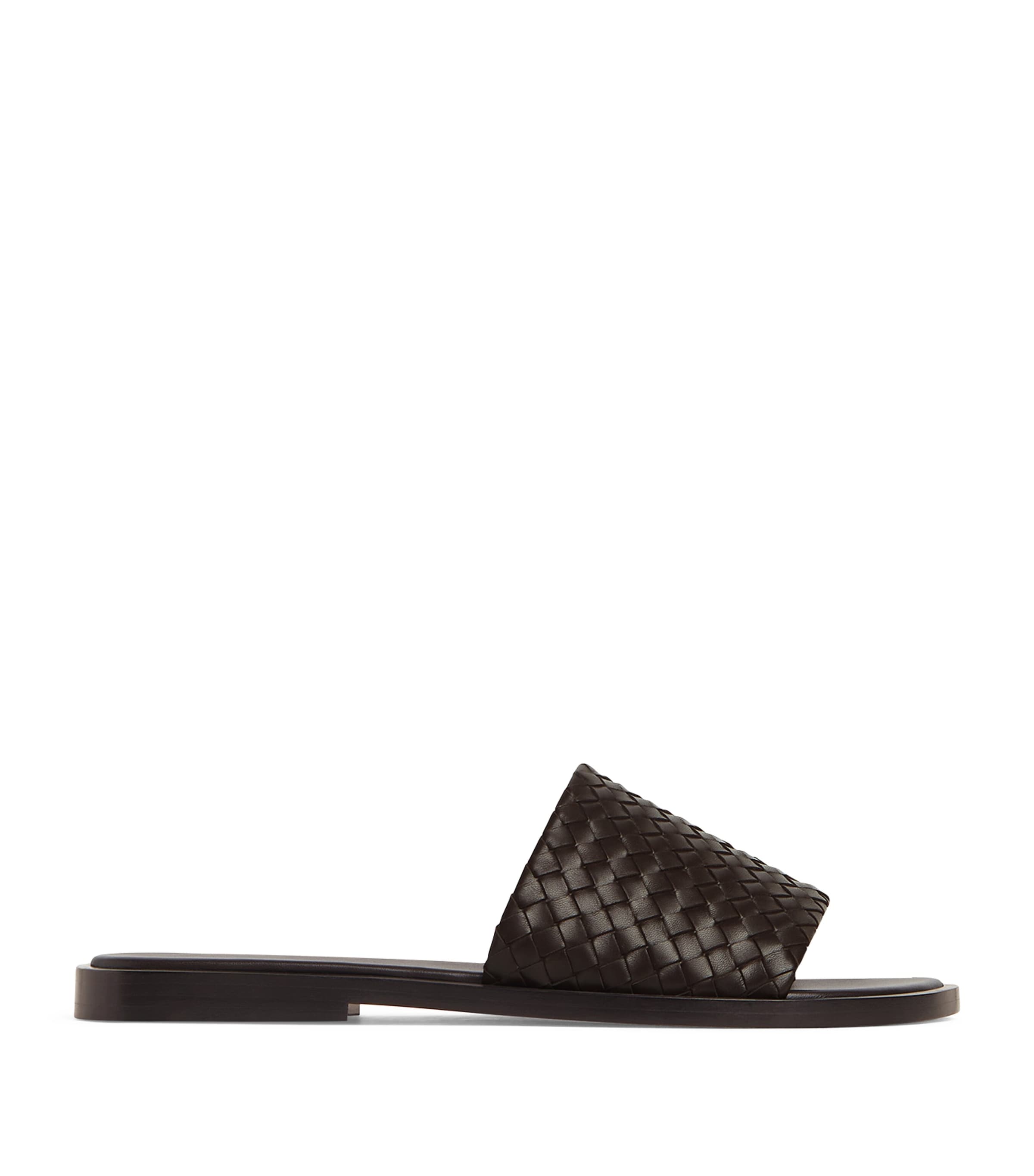 Bottega Veneta Lambskin Adamo Slippers | Harrods US