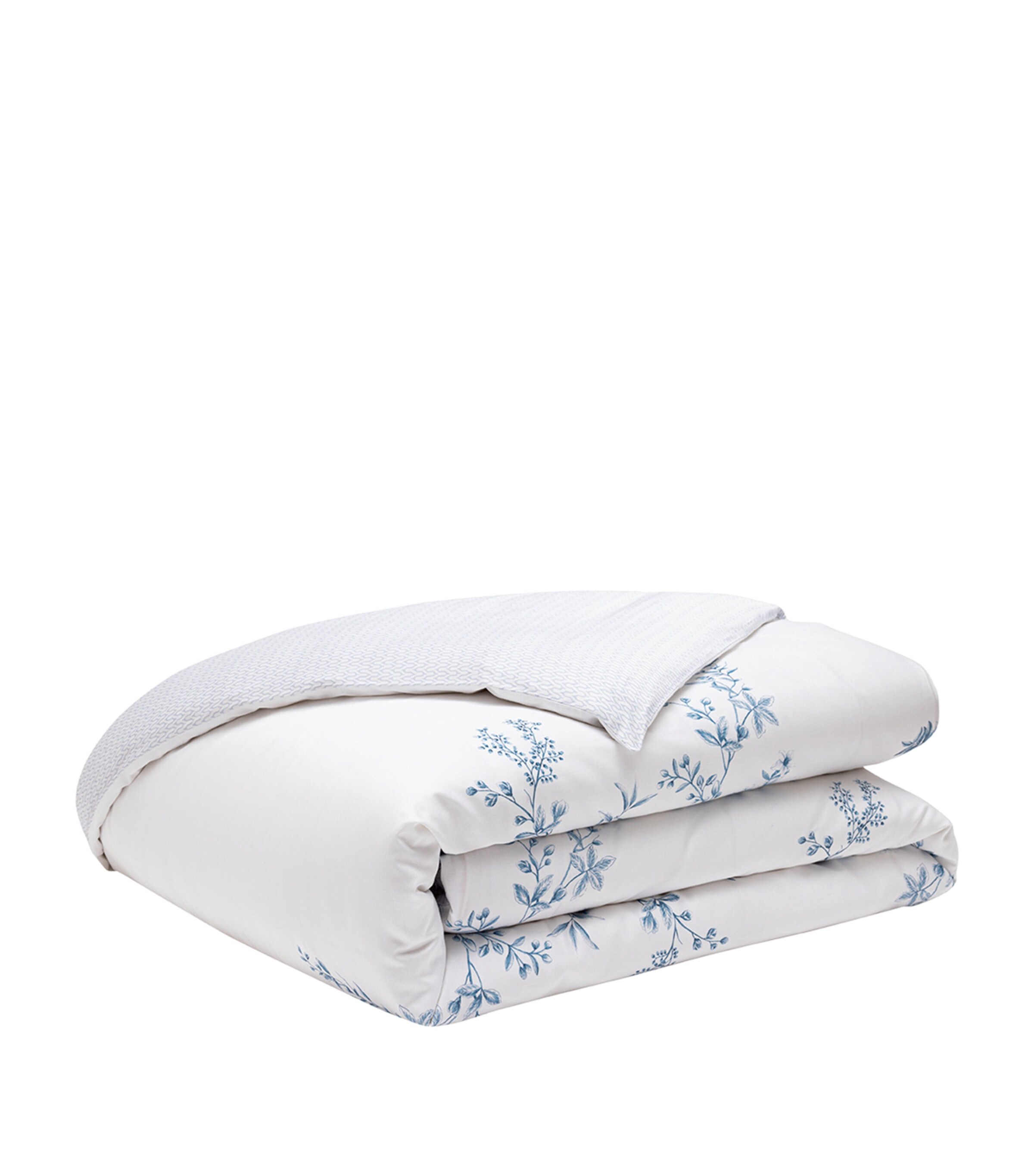 Alexandre Turpault Organic Cotton Amboise King Duvet Cover (230cm x 220cm) Medium Blue