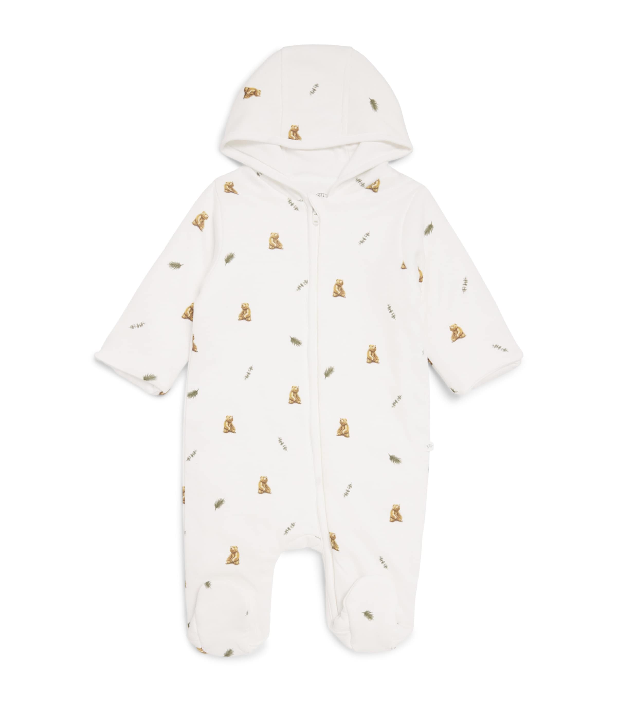 Rosa & Blue Bamboo-Cotton Printed All-in-One (3-6 Months) Warm White