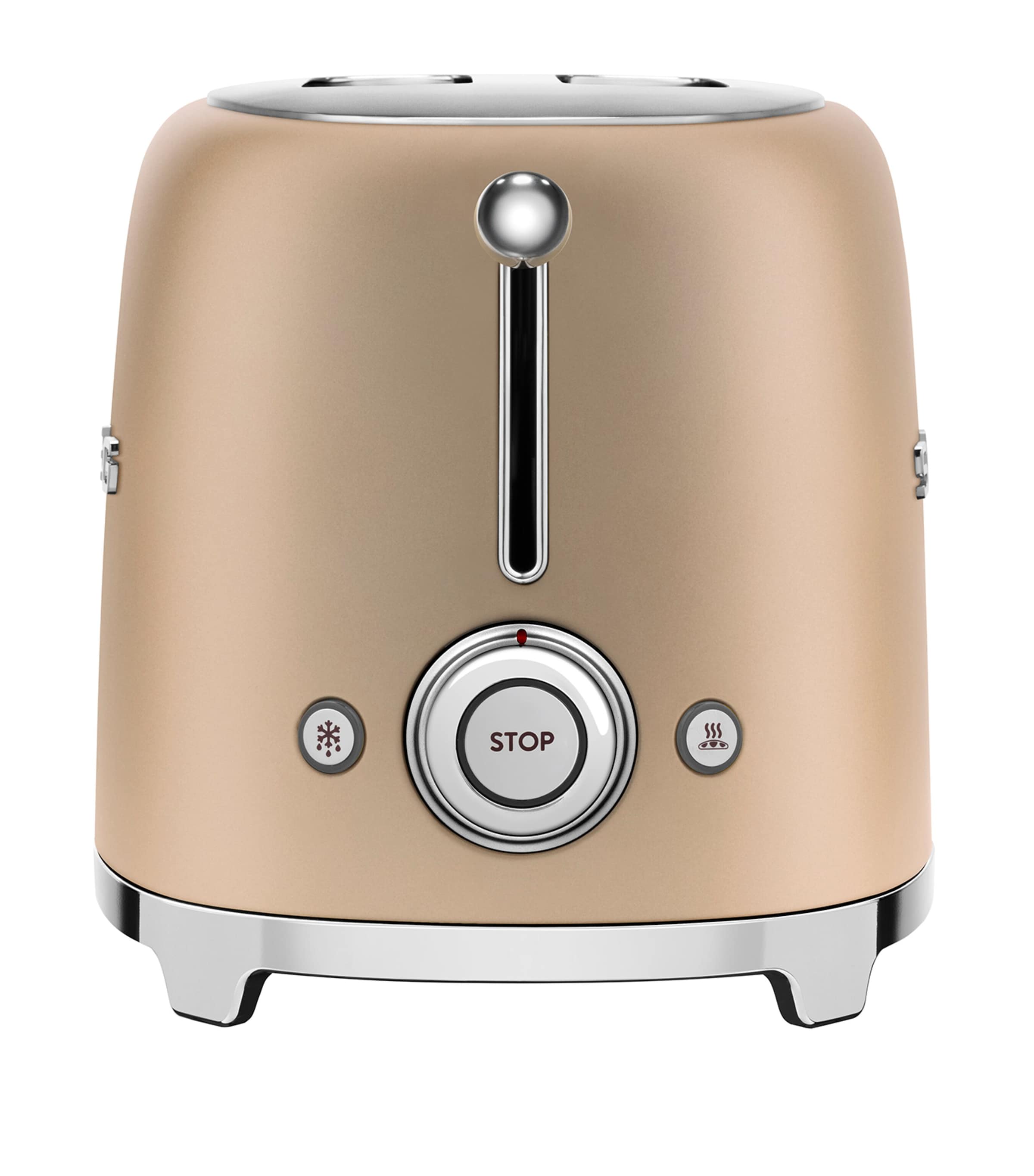'50s Style 2-Slot Toaster - Matte Champagne