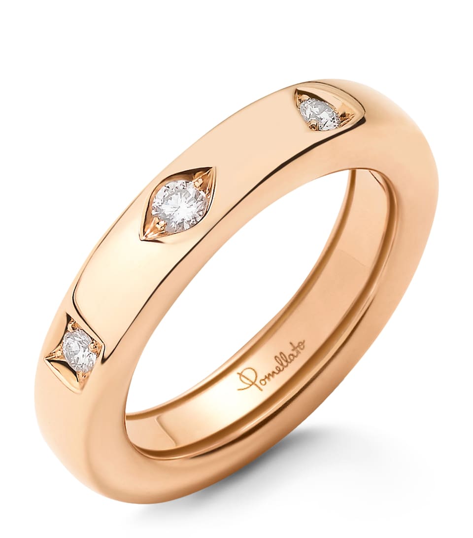 Pomellato Rose Gold and Diamond Iconica Ring