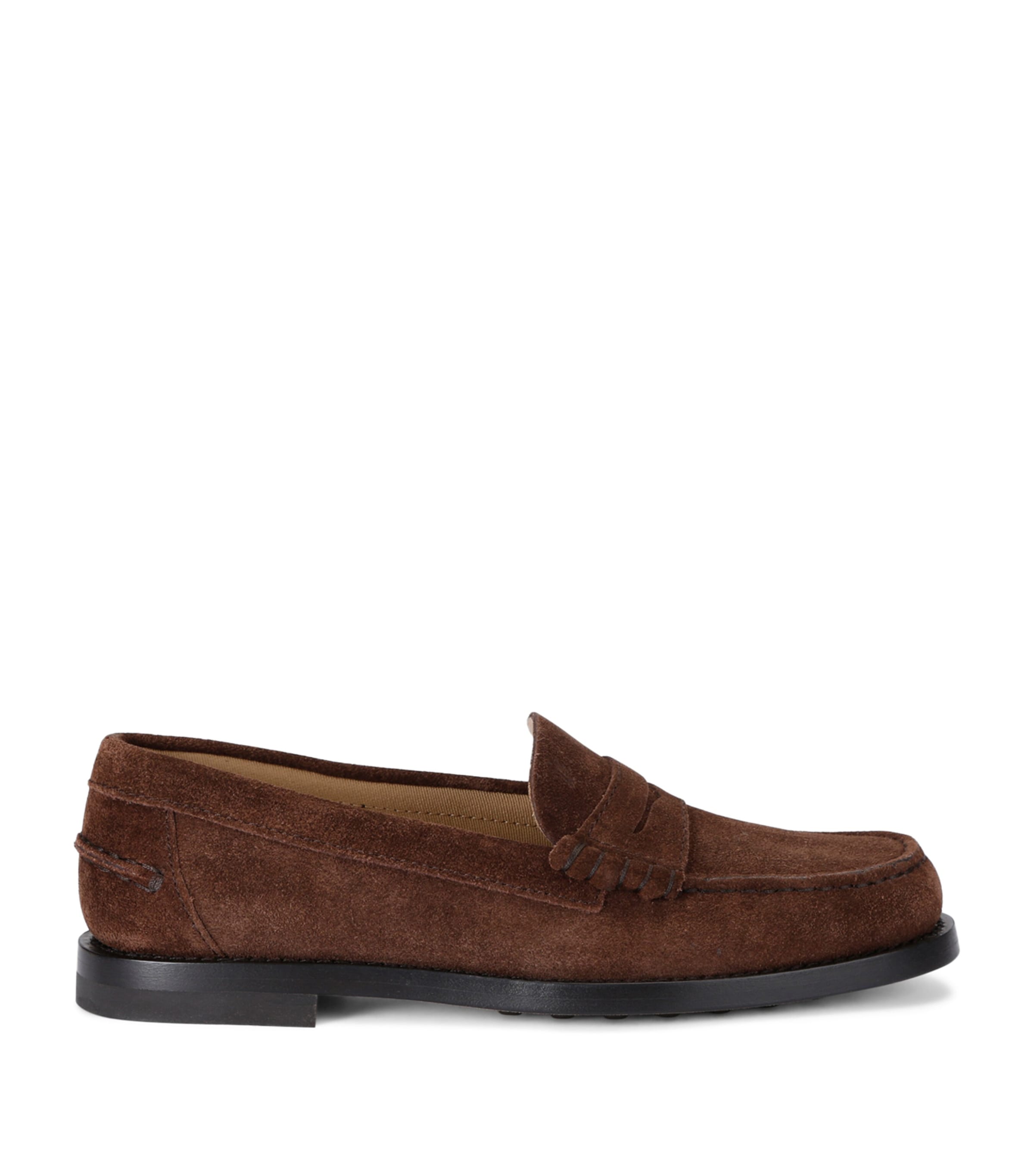 Suede Penny Loafers