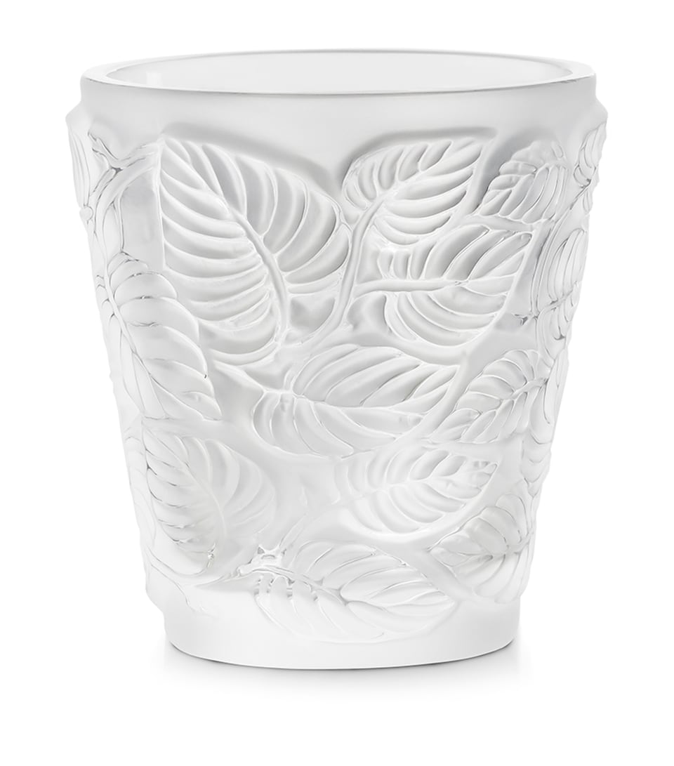 Lalique Feuilles Votive (8cm) Incolore