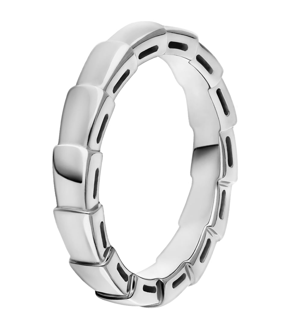 White Gold Serpenti Viper Wedding Band