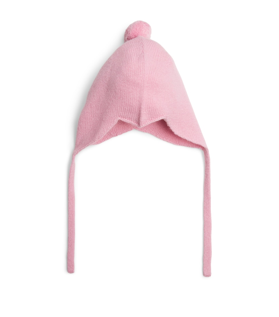 Rosie Sugden Cashmere Pom-Pom Bonnet (0-24 Months) Lily