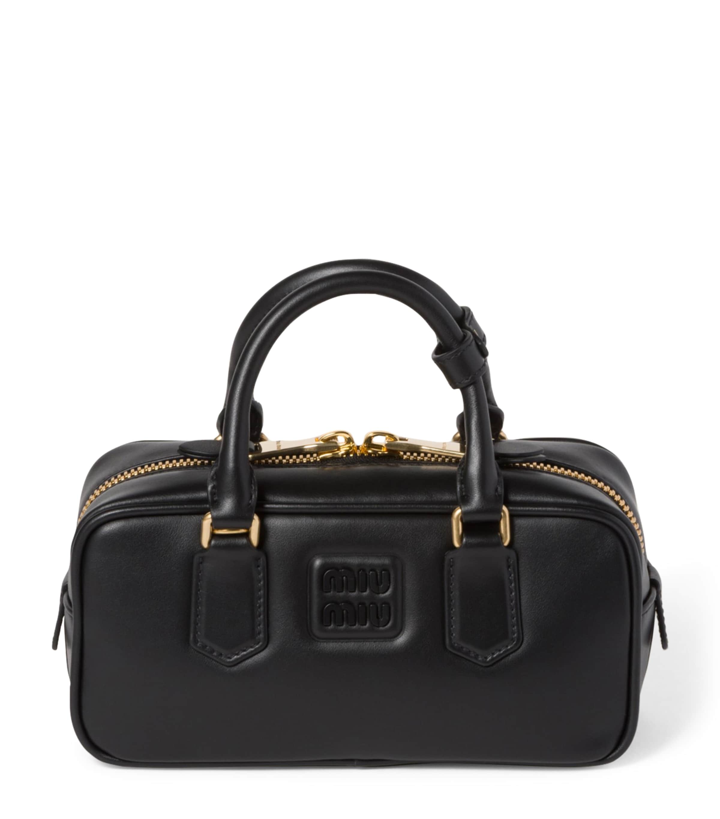 Leather Arcadie Top-Handle Bag