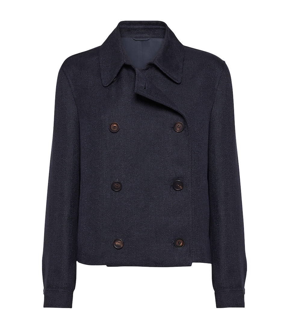 Linen Monili Pea Coat