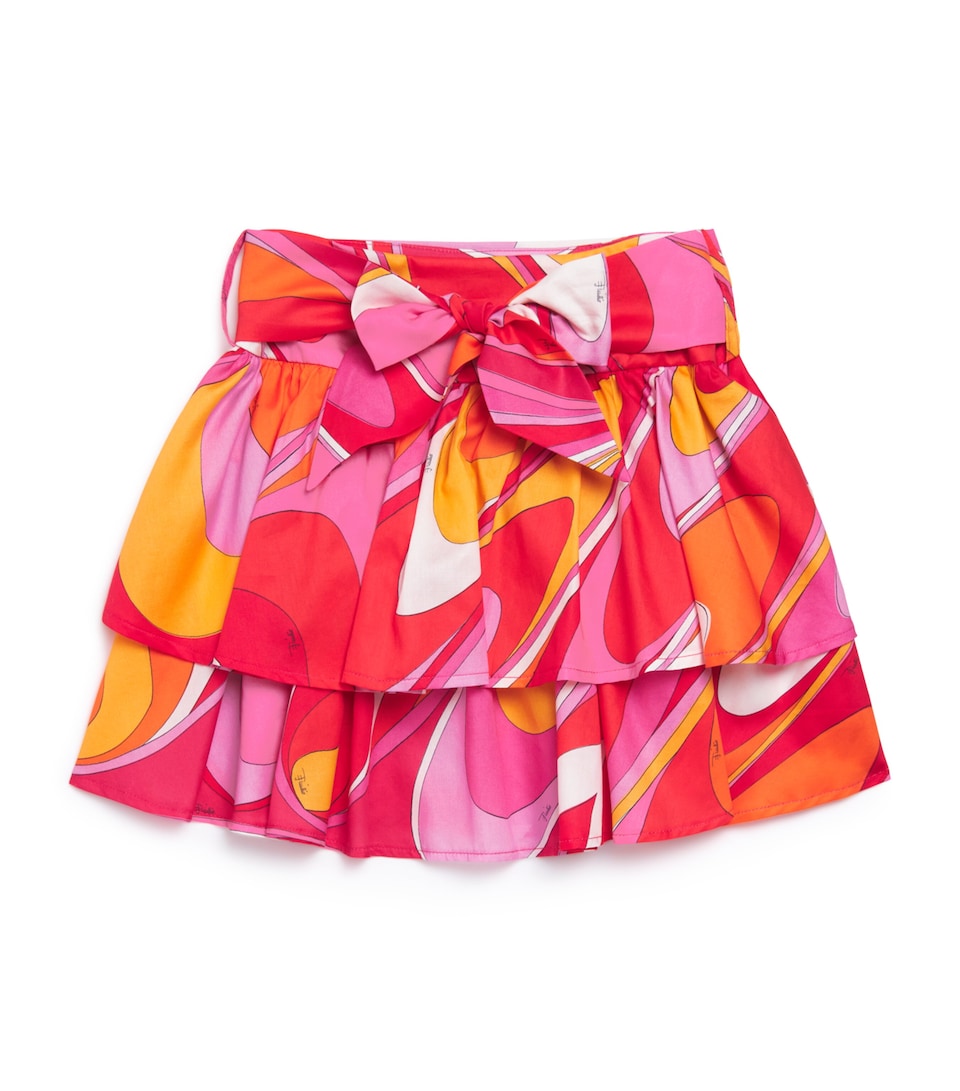 Cotton Swirl Tiered Skirt (4-14 Years)