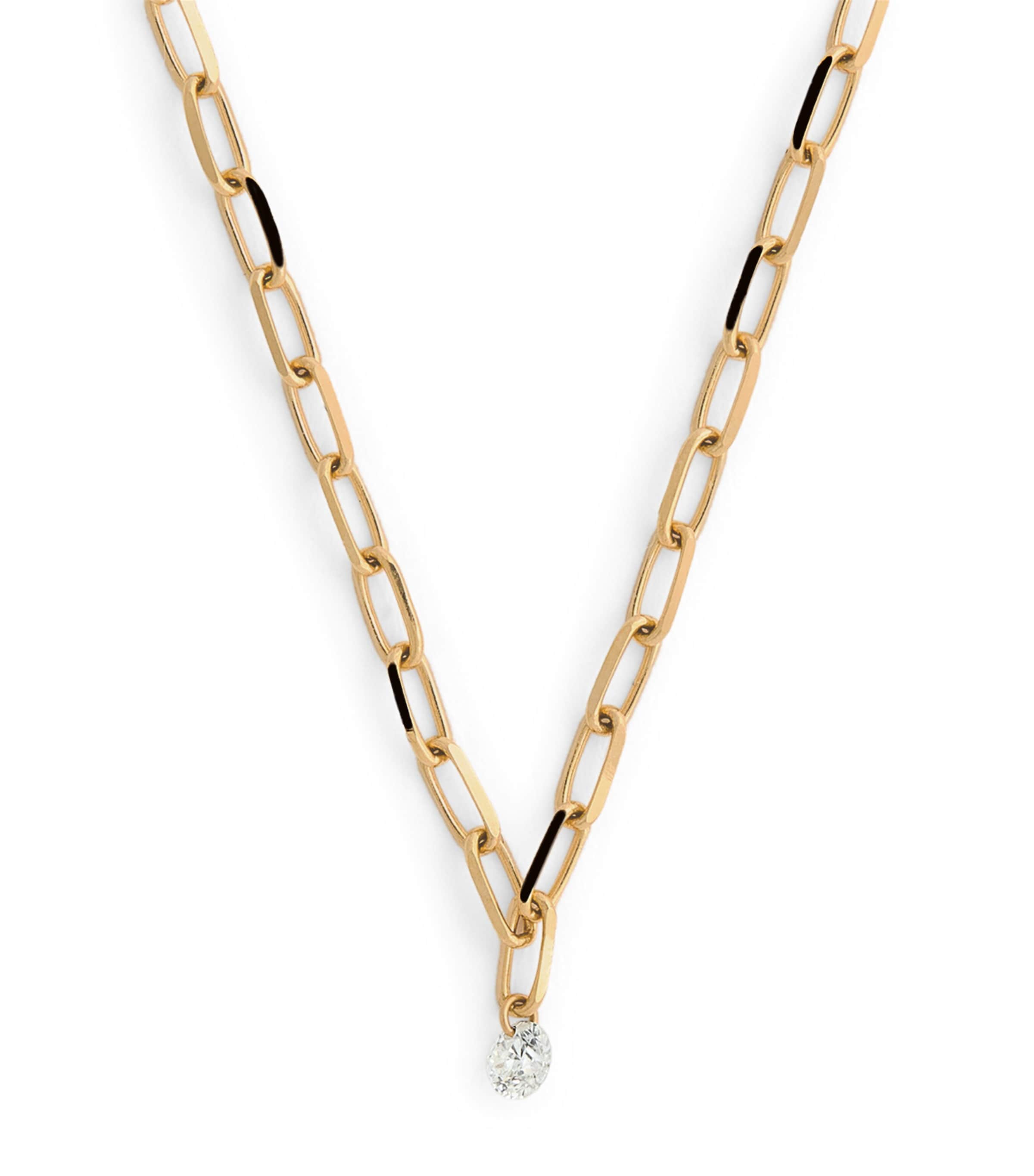 Persée Yellow Gold and Diamond Danaé Necklace Yellow Gold