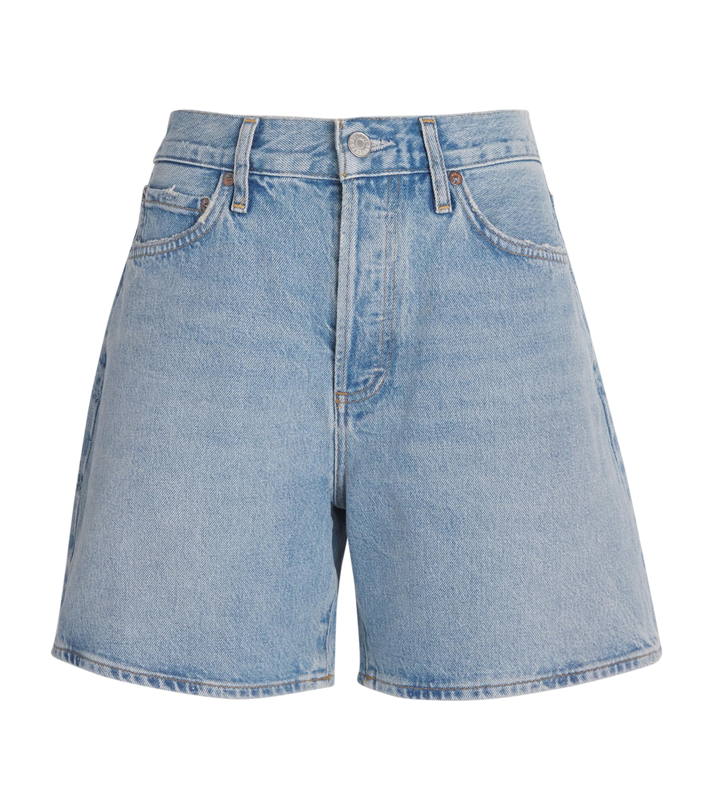 Denim Dame Wide-Leg Shorts