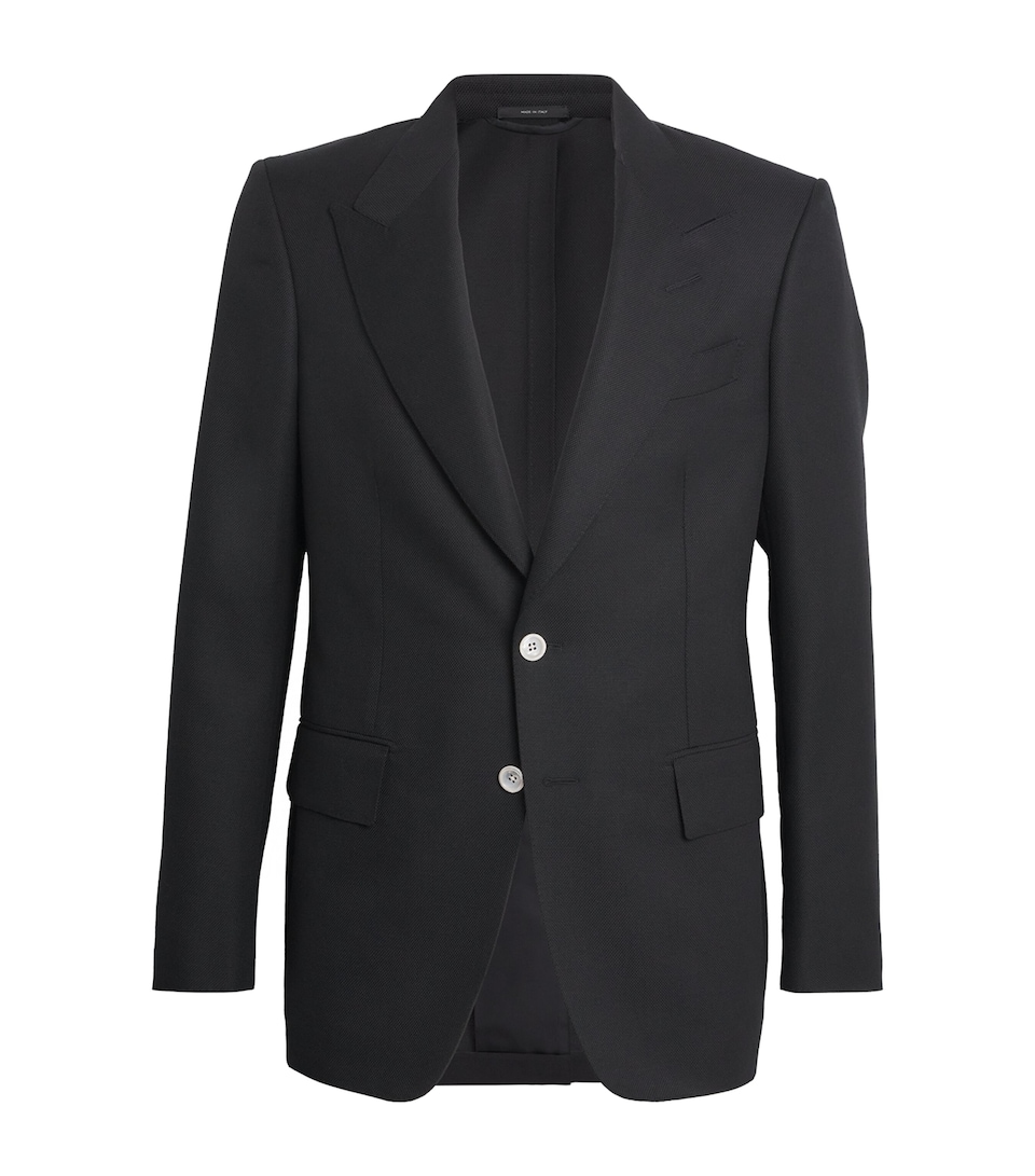 Wool-Mohair-Silk Shelton Blazer
