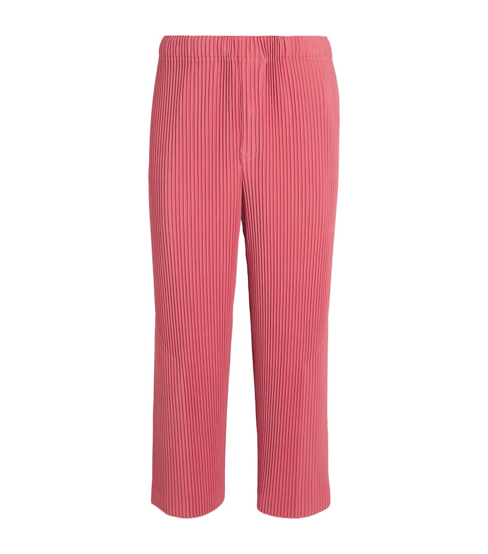 Pleated Straight Trousers