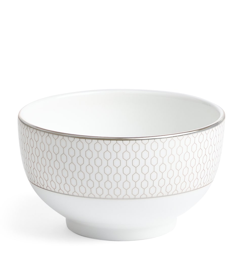 Wedgwood Gio Platinum Rice Bowl (11cm) White